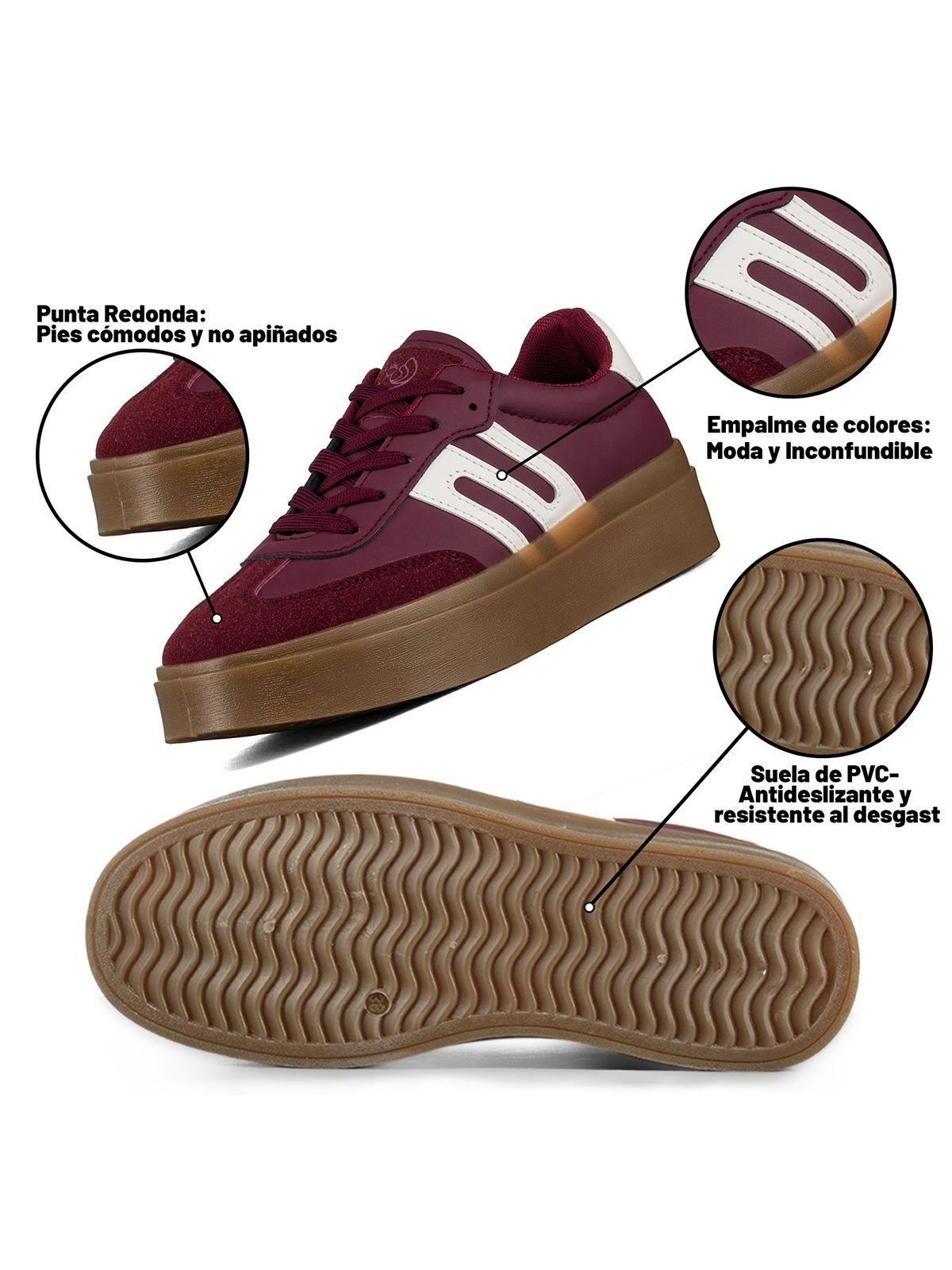 Zapatilla Casual Mujer Urbana Vintage Deportiva Weide HX501-7