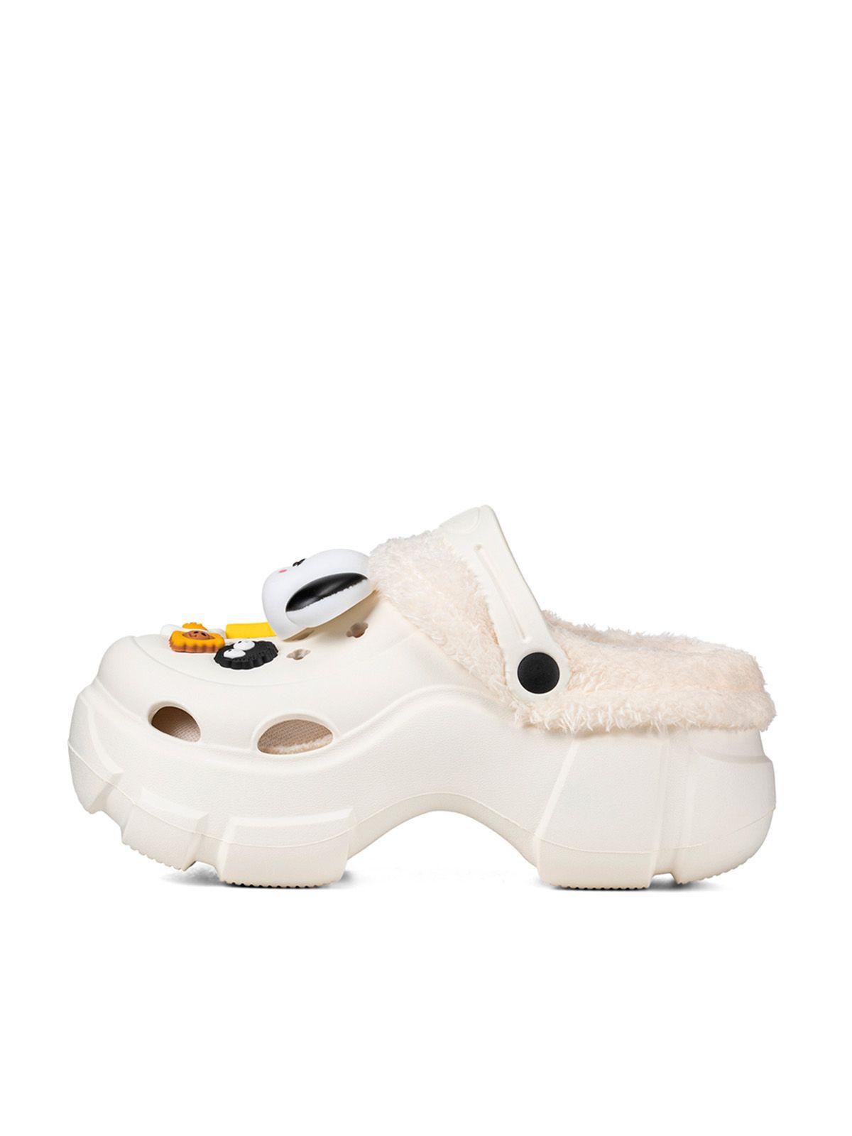 Zueco Blanco Casual Mujer Weide GH121-3