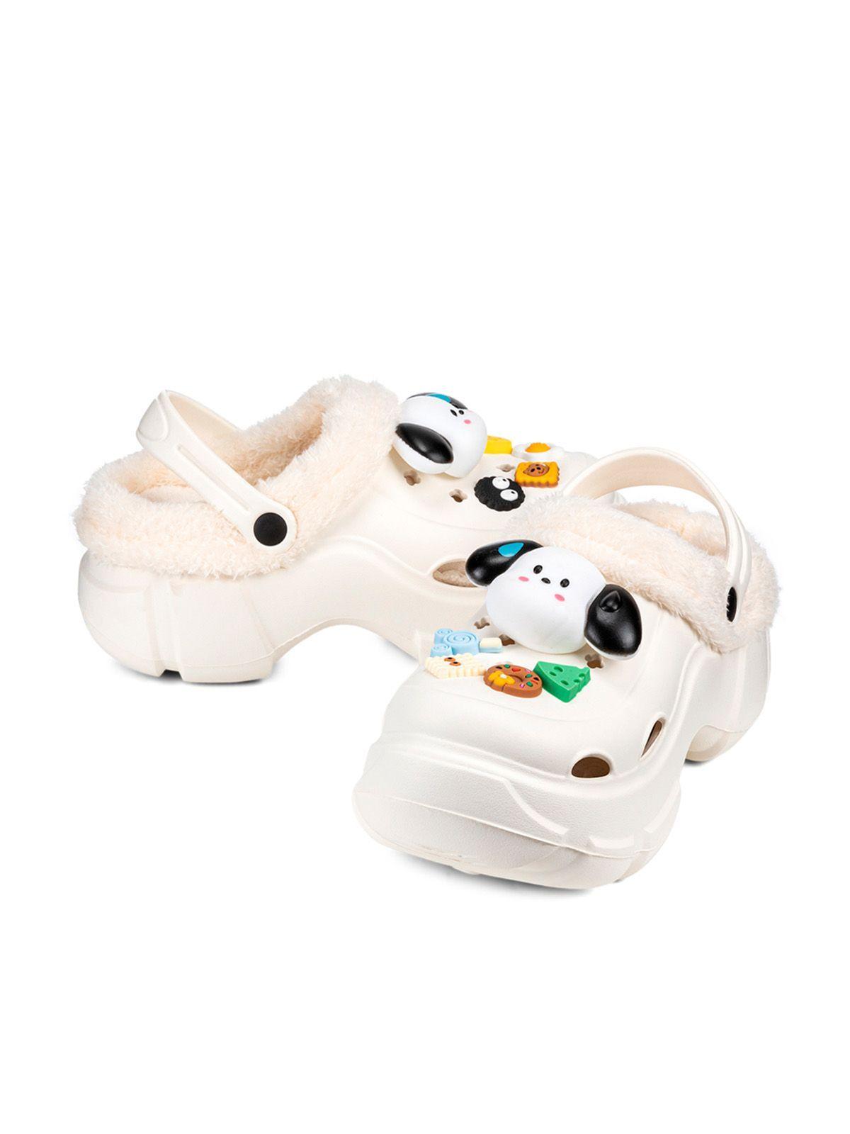 Zueco Blanco Casual Mujer Weide GH121-4