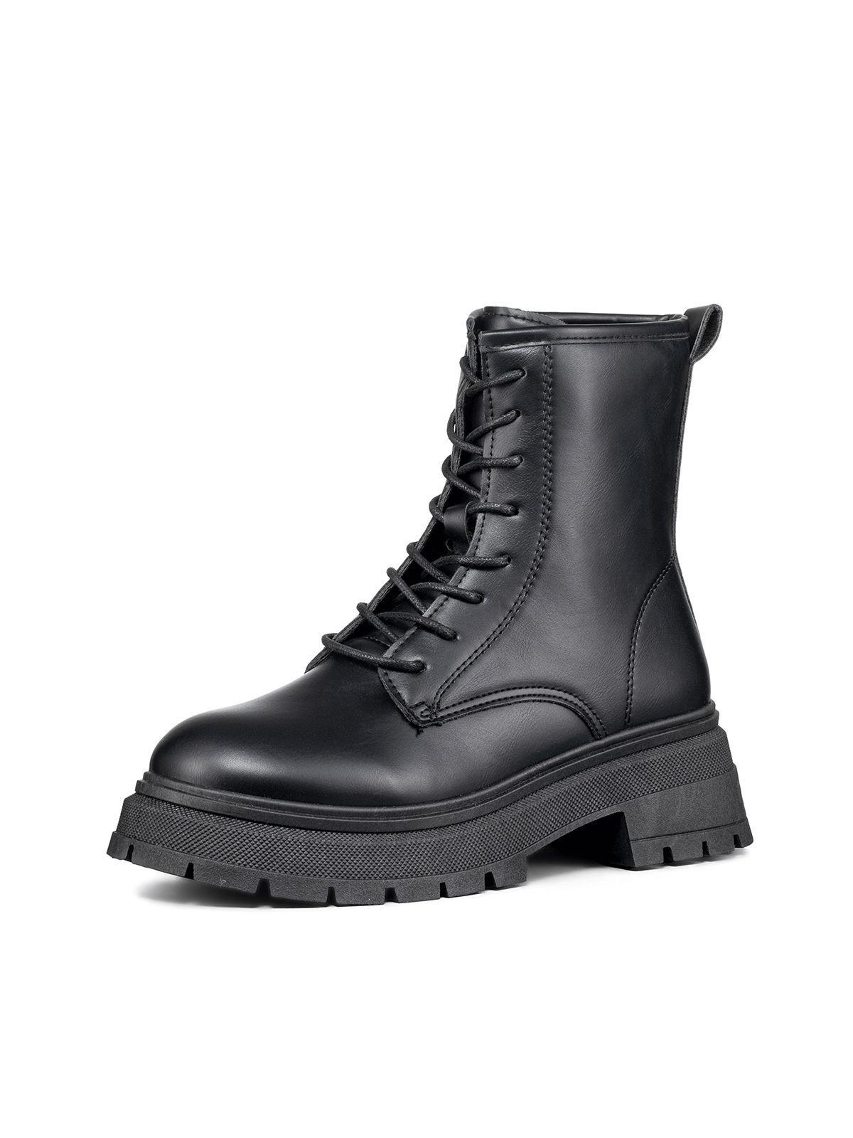 Botin Casual Mujer Negro Plataforma Weide SL30-0
