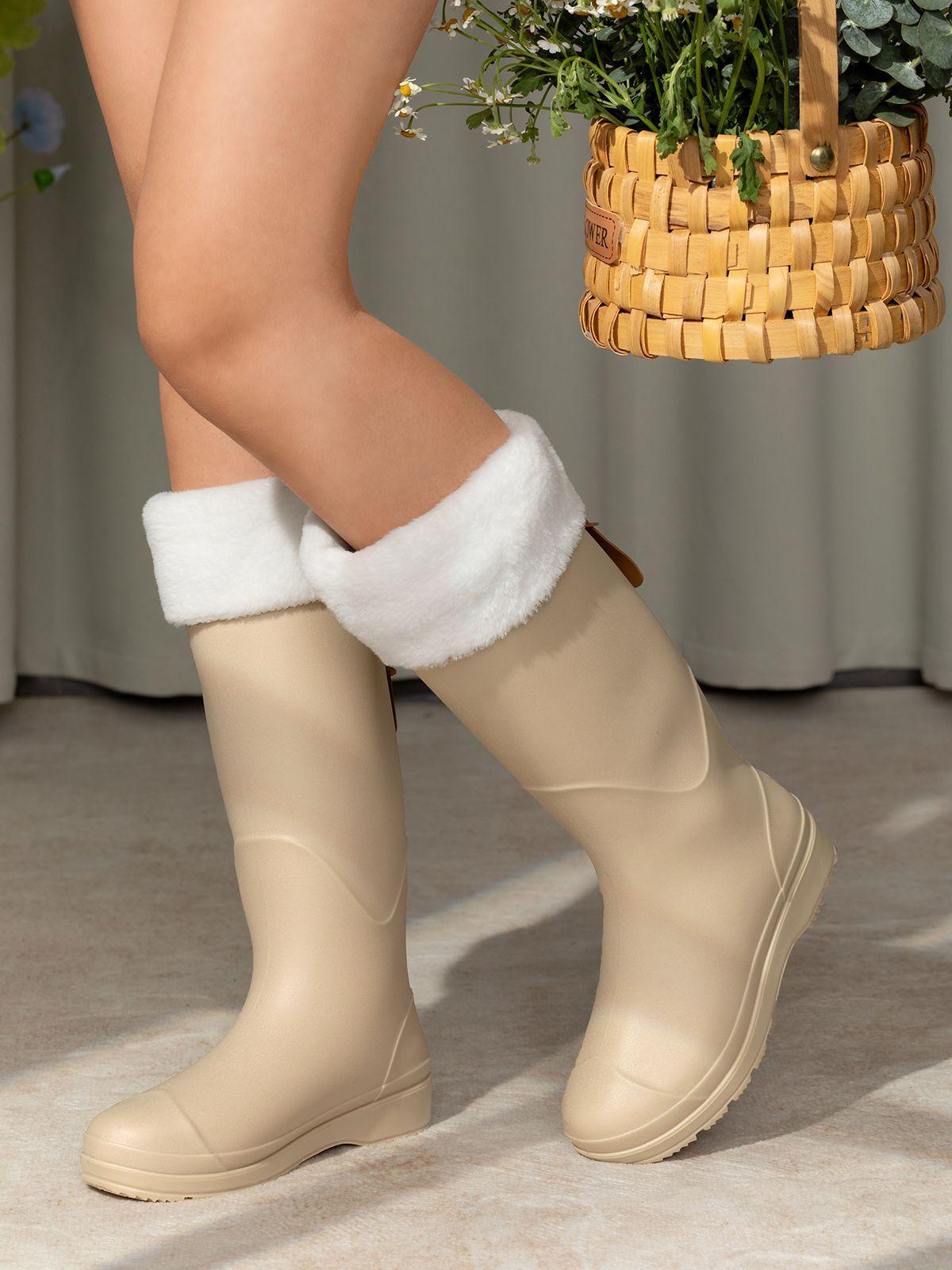 Bota De Agua Mujer Pvc Impermeable Casual Comodo Weide GH160-2