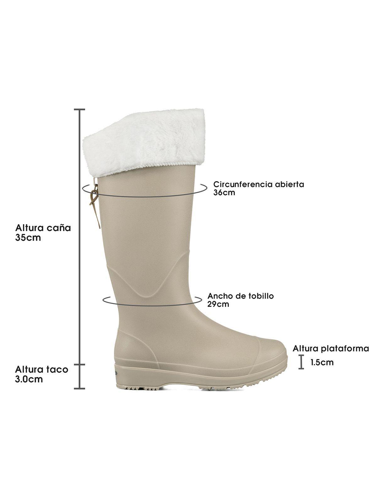 Bota De Agua Mujer Pvc Impermeable Casual Comodo Weide GH160-5