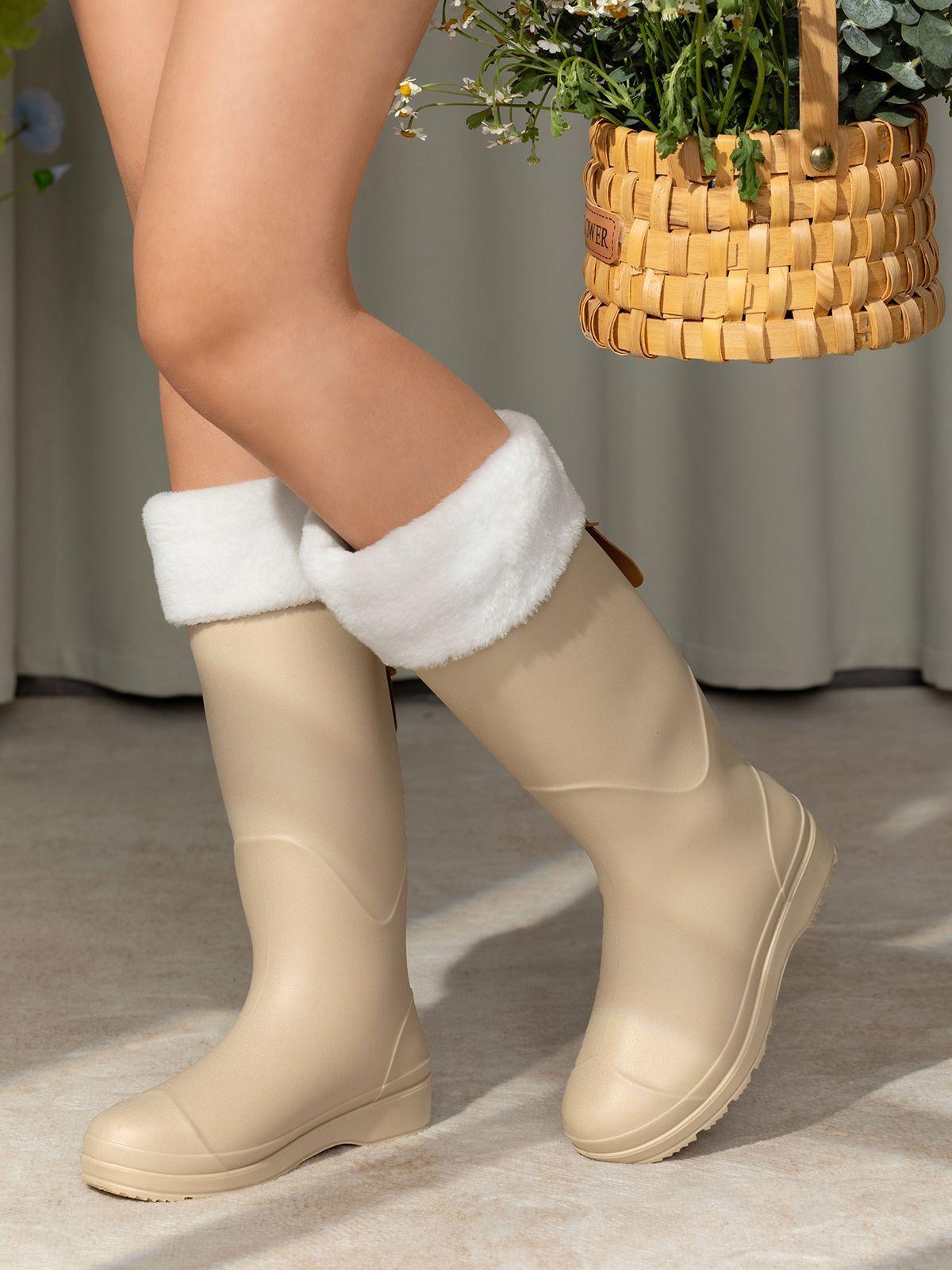 Bota De Agua Mujer Pvc Impermeable Casual Comodo Weide GH160-2