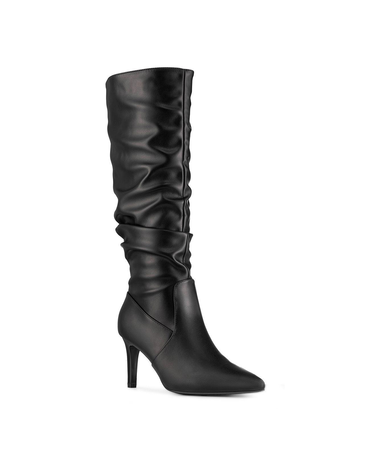 Bota Taco Alto Mujer Elegante PU Weide ZS86-5