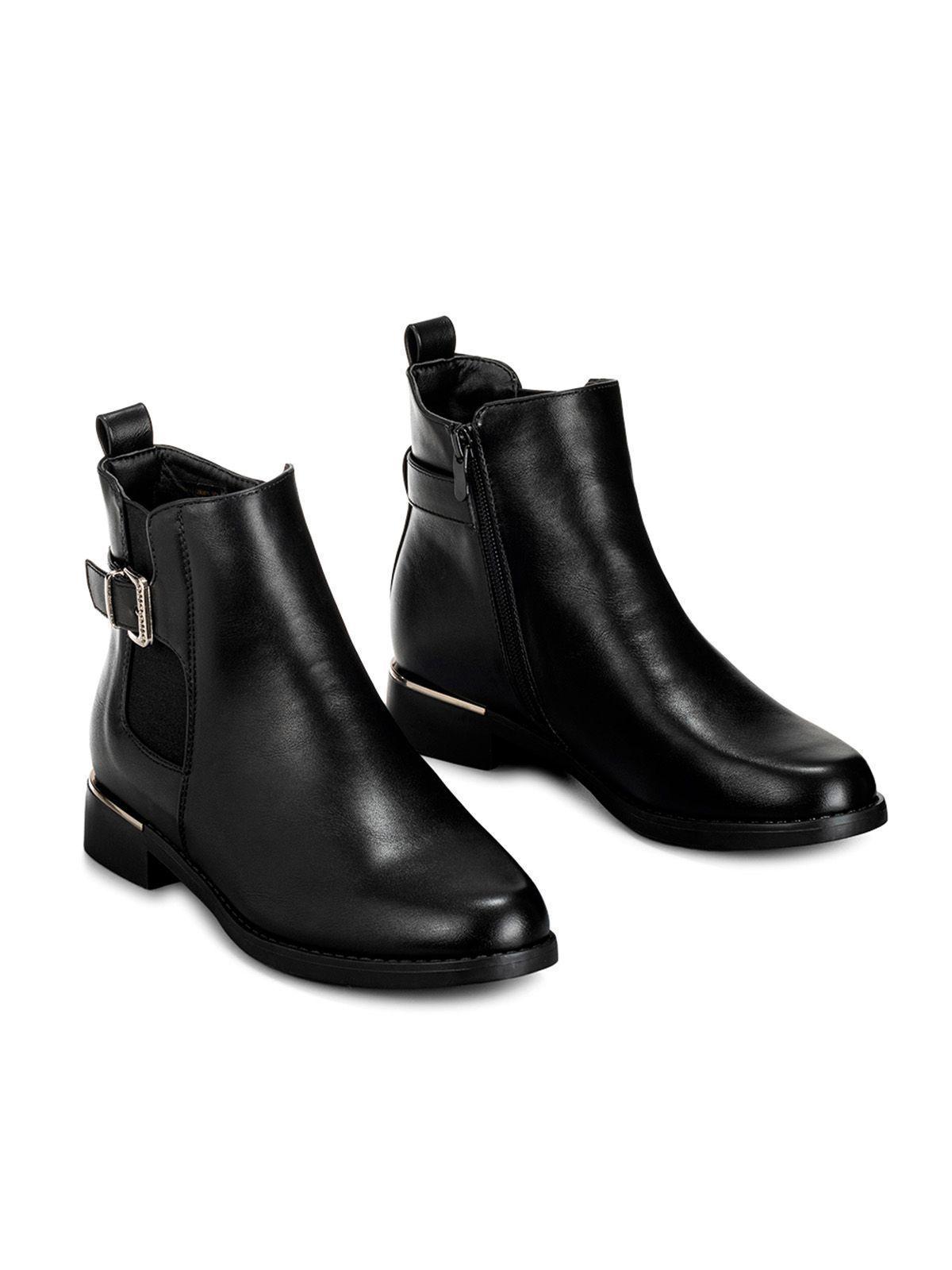 Botin Negro Casual Mujer Weide ZS51-4