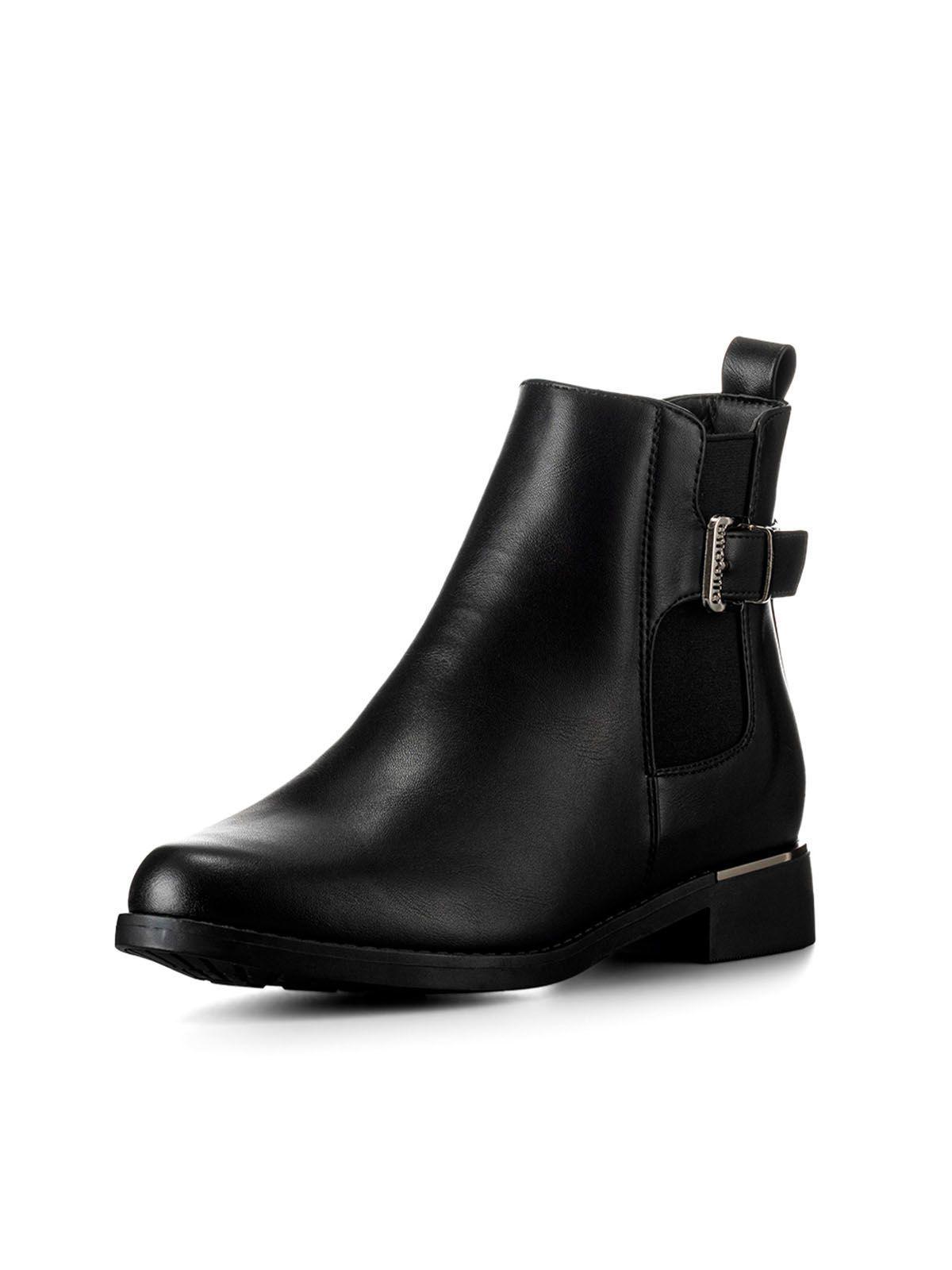 Botin Negro Casual Mujer Weide ZS51-0