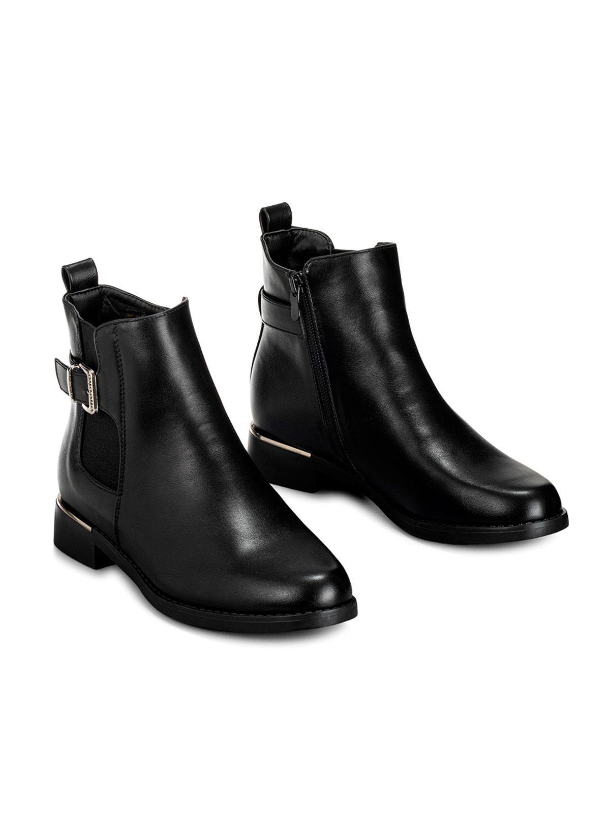 Botin Negro Casual Mujer Weide ZS51-4