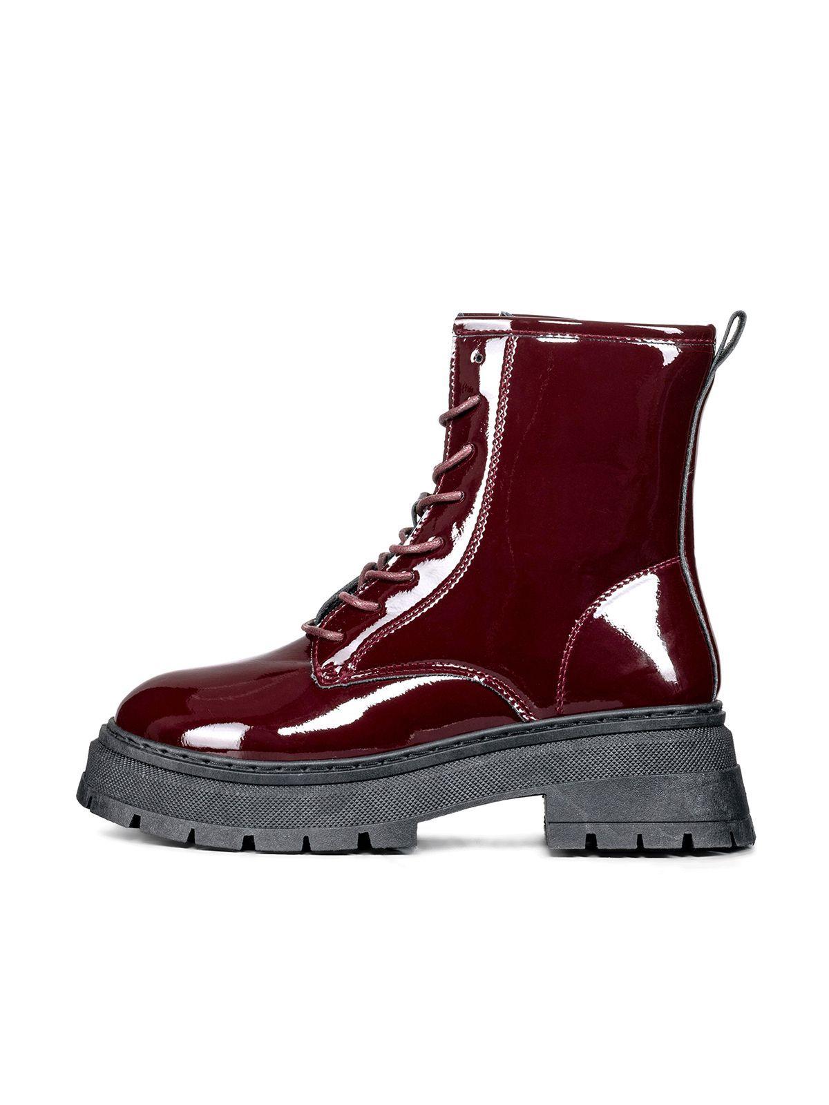 Botin Casual Mujer Burdeo Plataforma Weide SL30-4