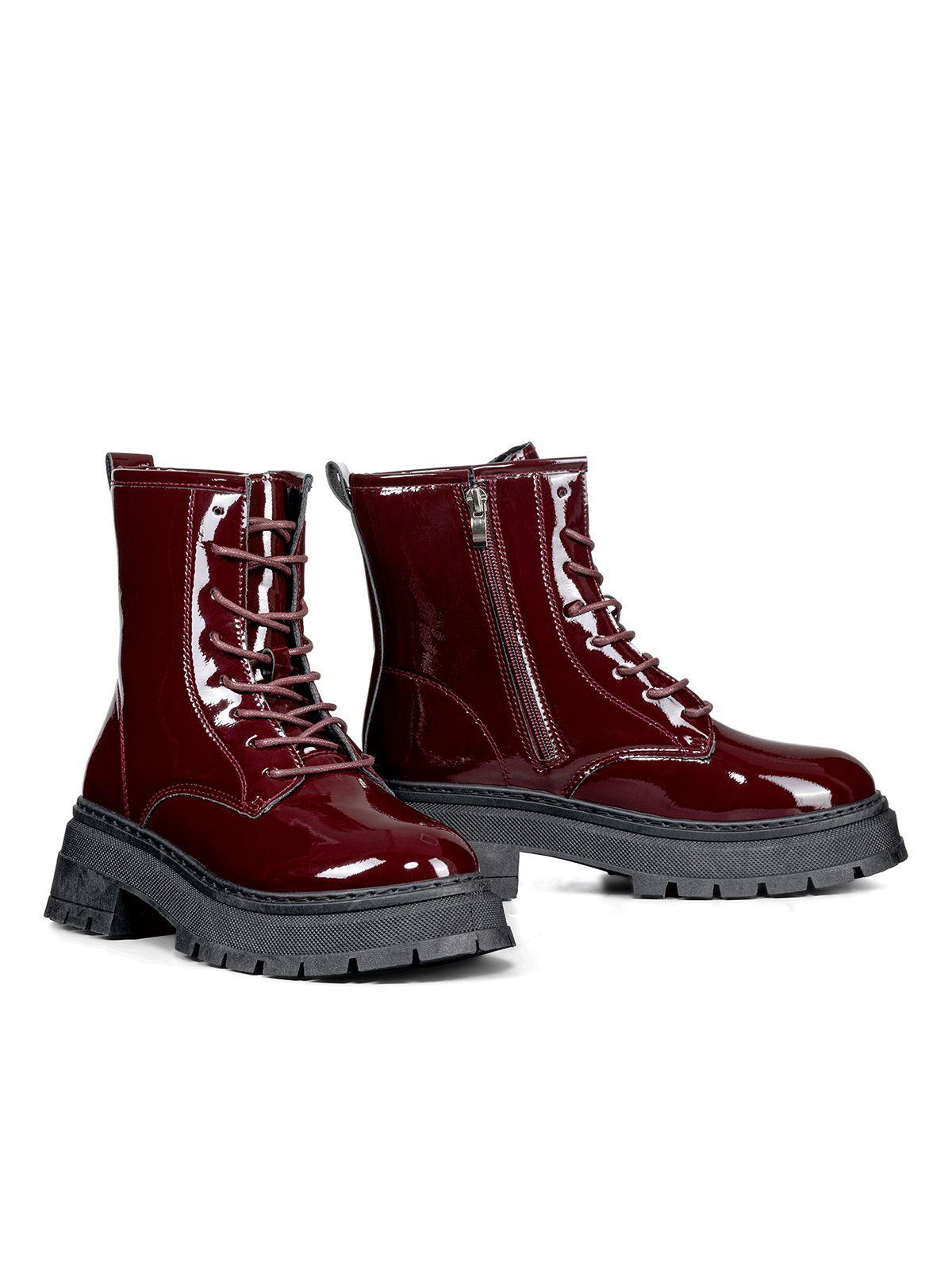 Botin Casual Mujer Burdeo Plataforma Weide SL30-5