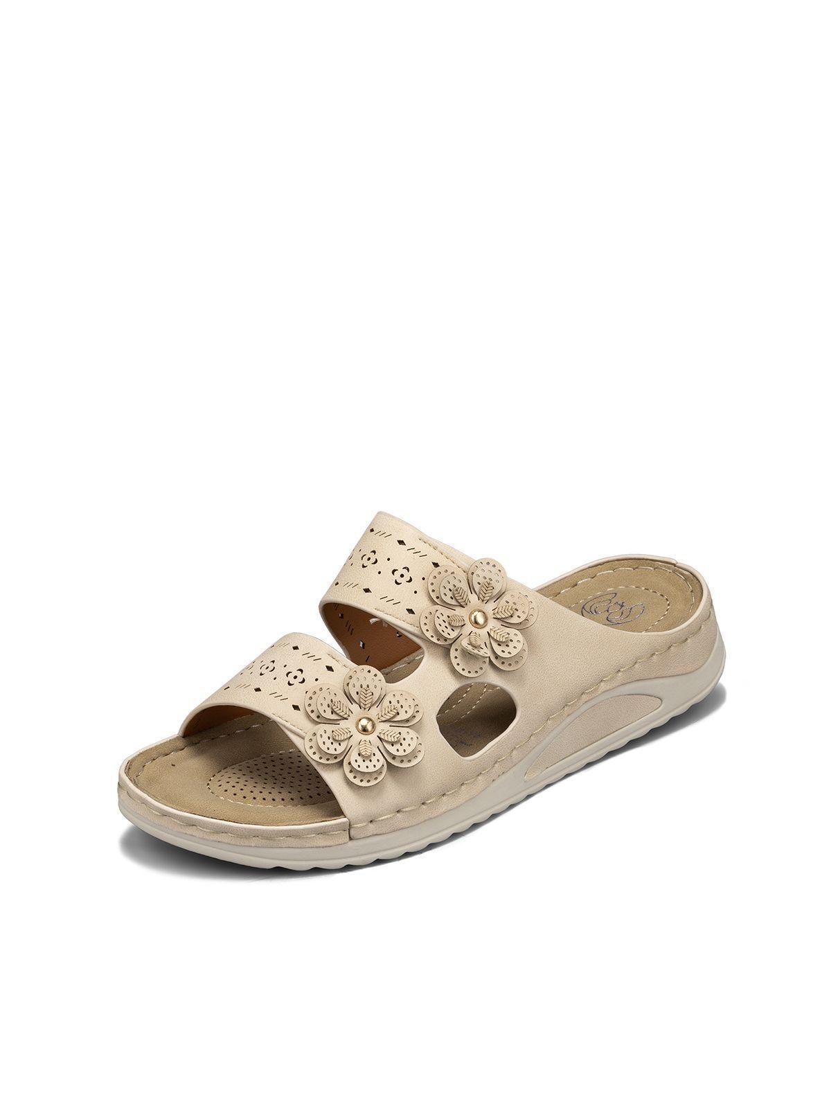 Sandalia Estilo Chala Confort Taco Cuña Mujer Weide JN723-0