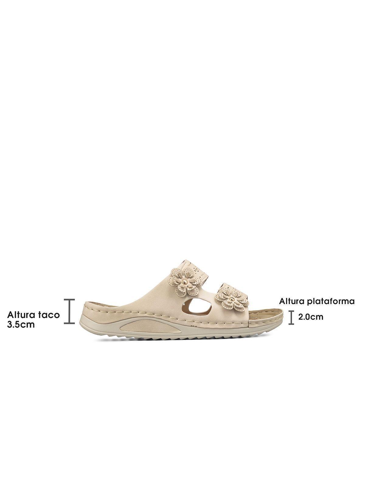 Sandalia Estilo Chala Confort Taco Cuña Mujer Weide JN723-7