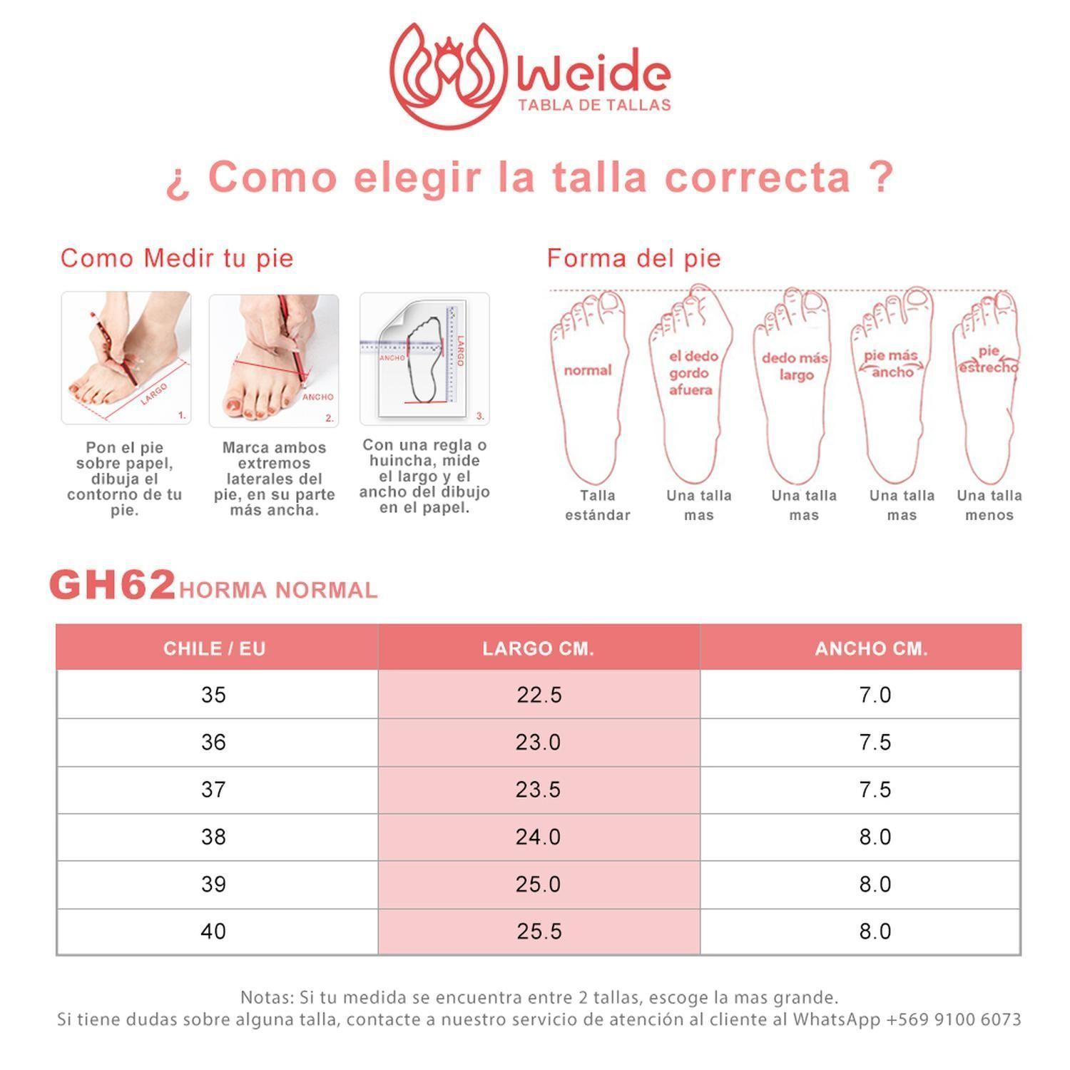 Zapato Taco Alto Durazno Fiesta Mujer Weide GH62-3