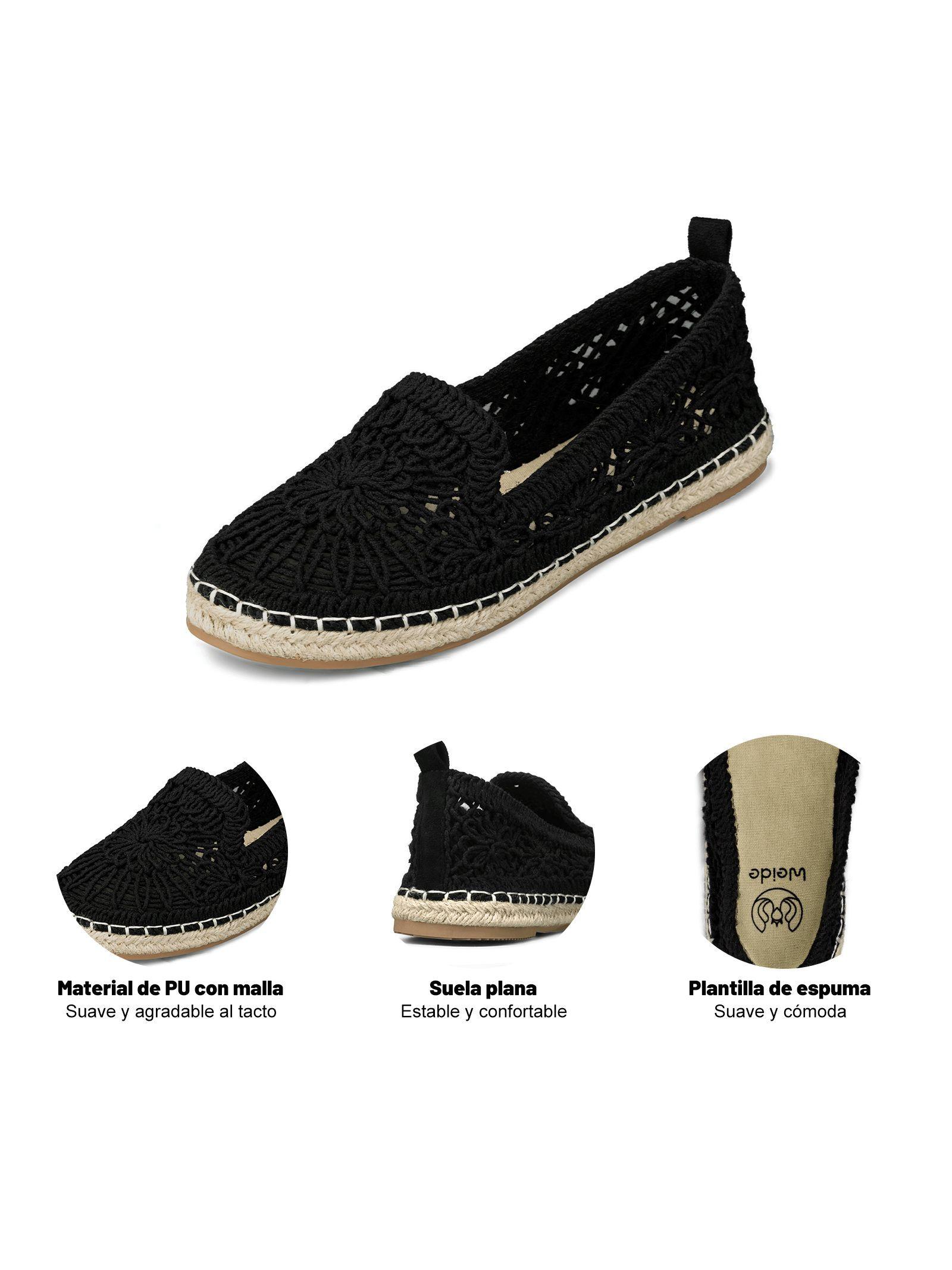 Alpargata Casual plana Transpirable Mujer Weide Qiu389-7