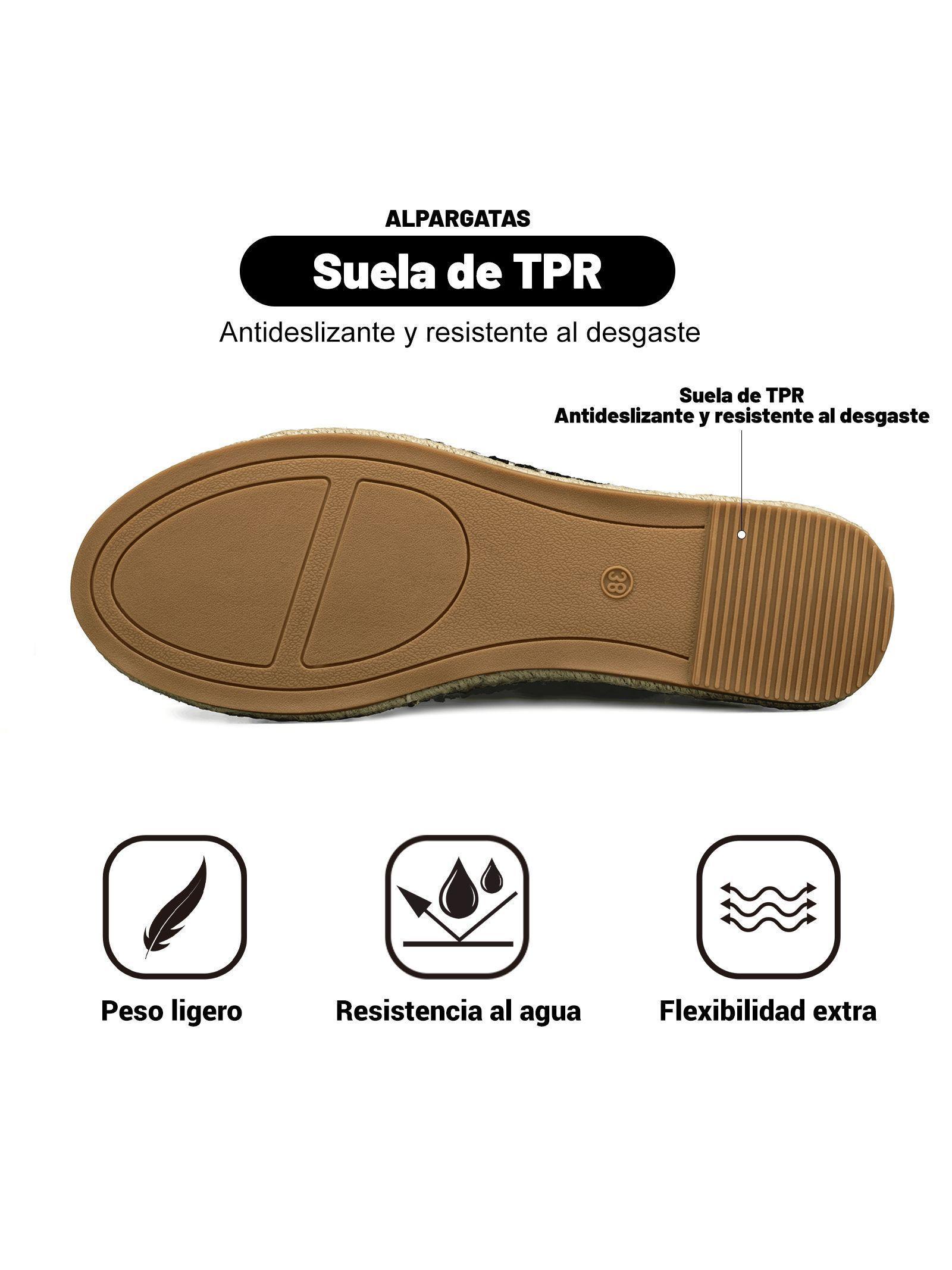 Alpargata Casual plana Transpirable Mujer Weide Qiu389-8