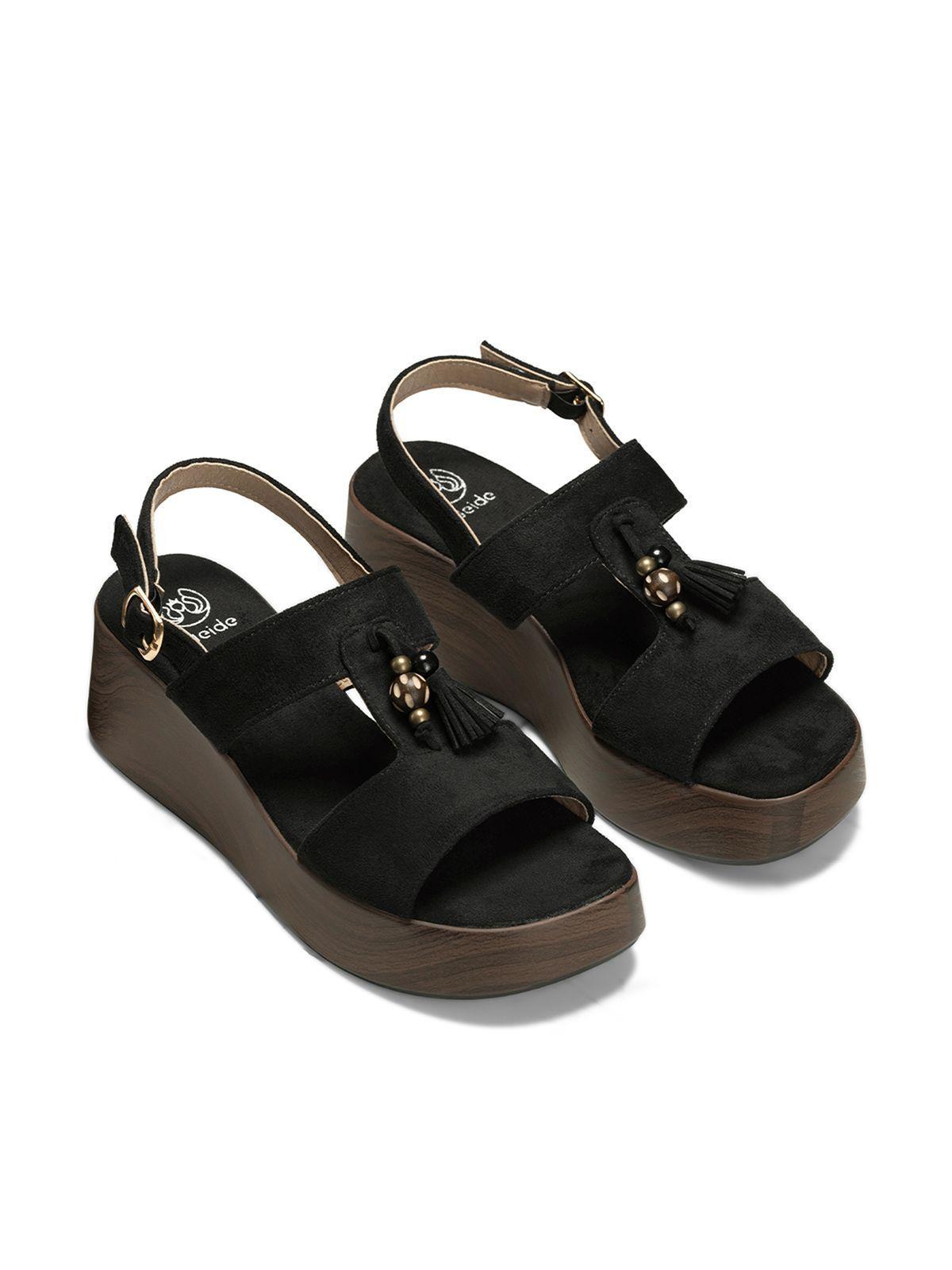 Sandalias PU Textil Mujer Plataforma Weide YQ01-2