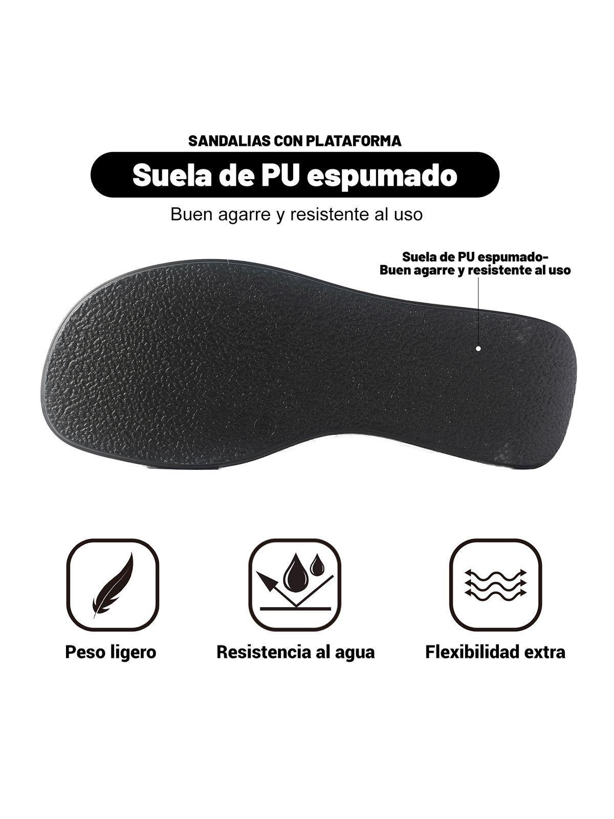 Sandalias PU Textil Mujer Plataforma Weide YQ01-4