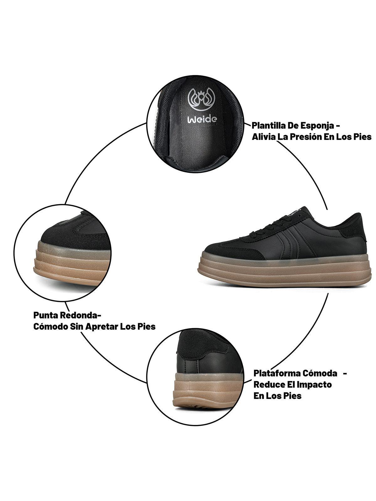 Zapatilla Casual Deportiva Mujer Moda De Colores Weide SL20-9