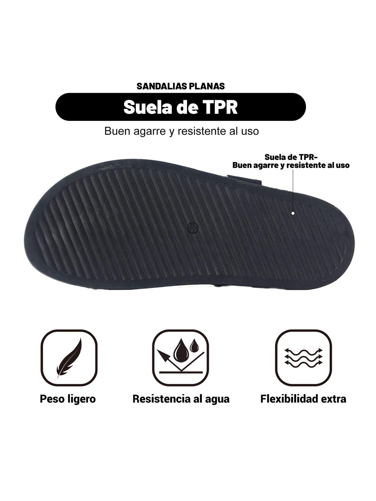 Sandalias PU Textil Mujer Plano Weide HY20-4