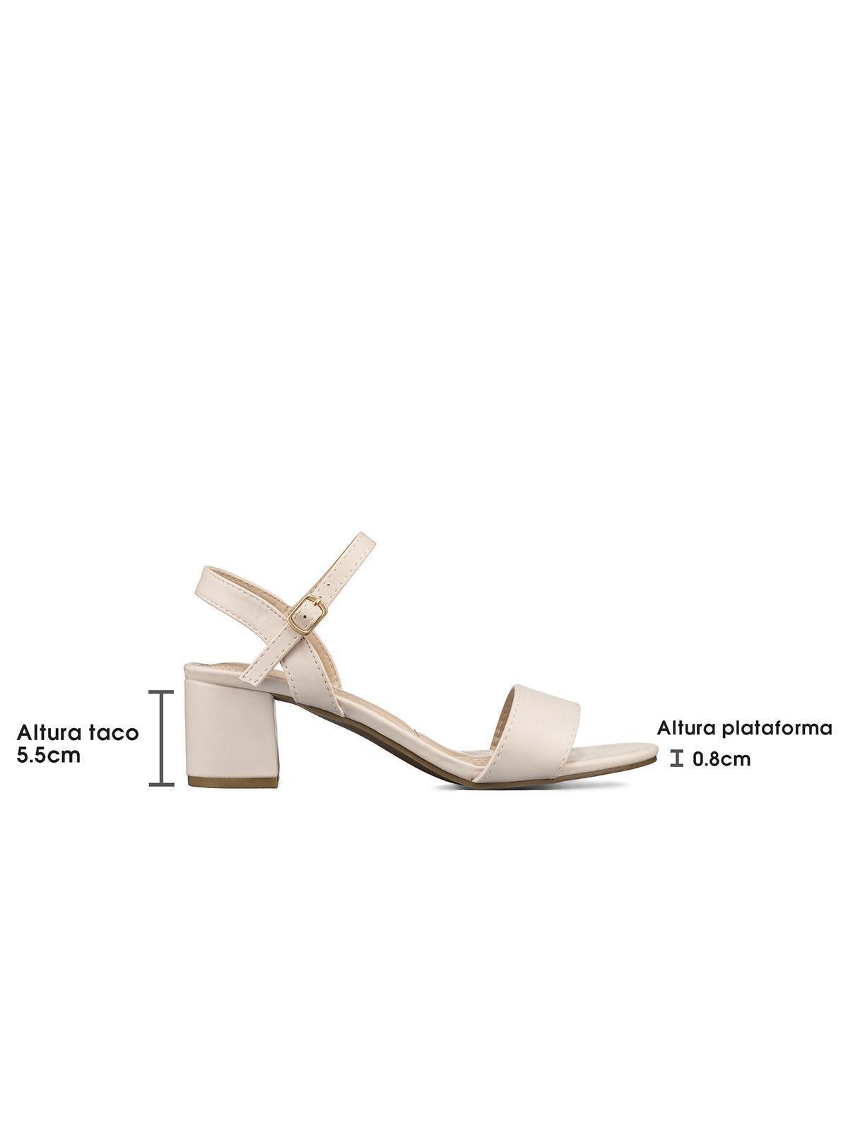 Sandalia Taco Grueso Casual Elegante Mujer  Weide JS71B-7