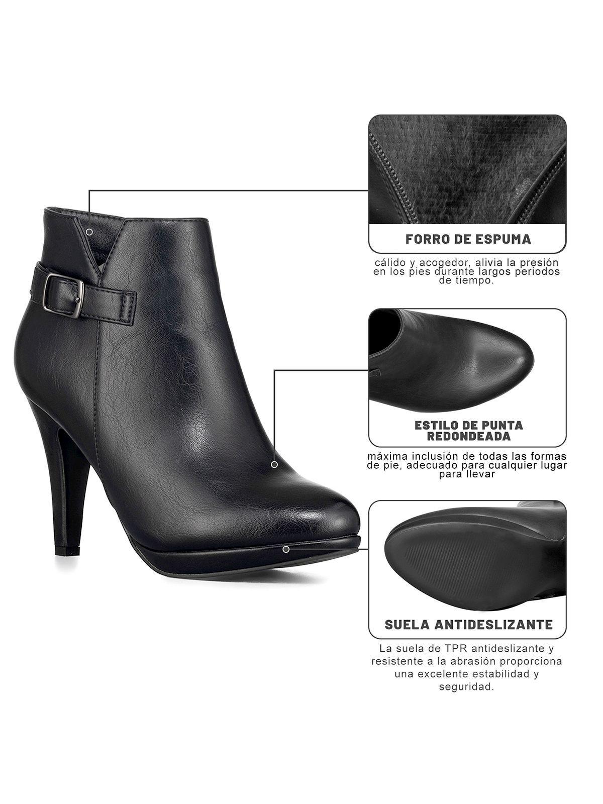 Botin Casual Mujer Vintage Con Felpa Clasico Weide CZY609-7