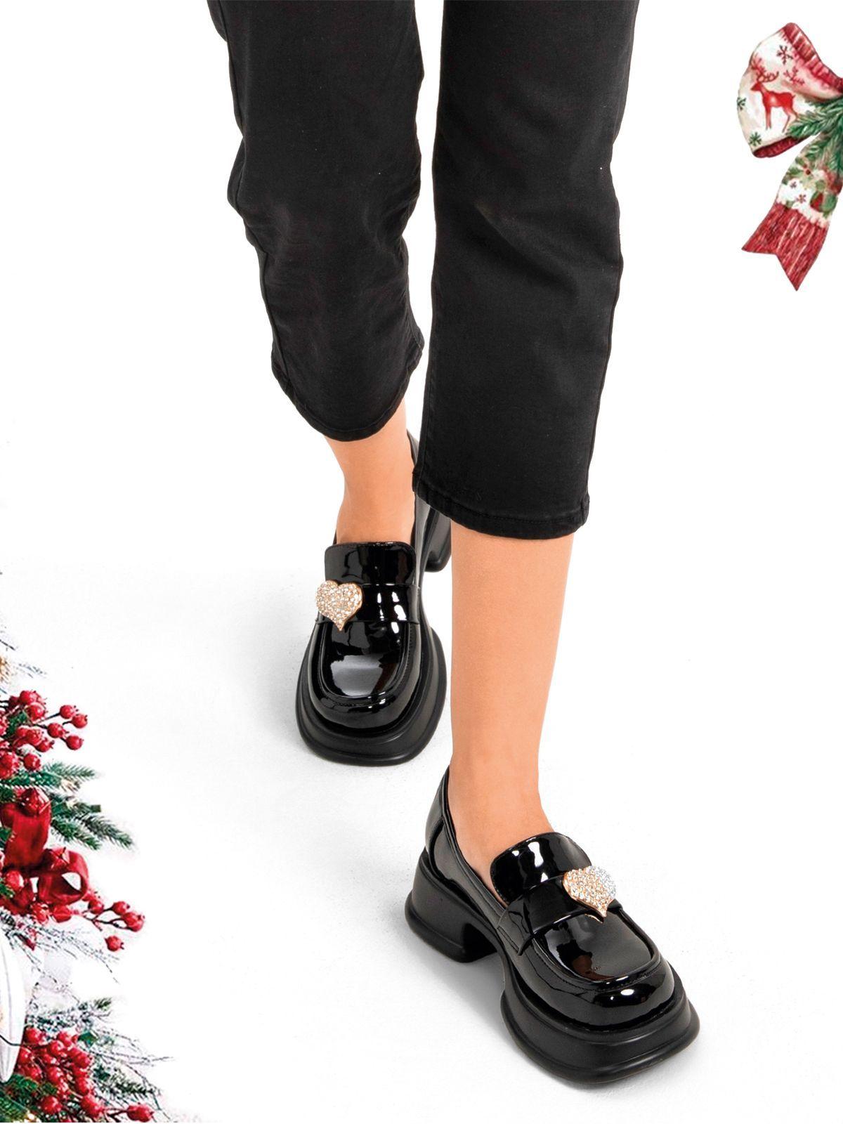 Mocasin Negro Casual Mujer Weide GH112-1