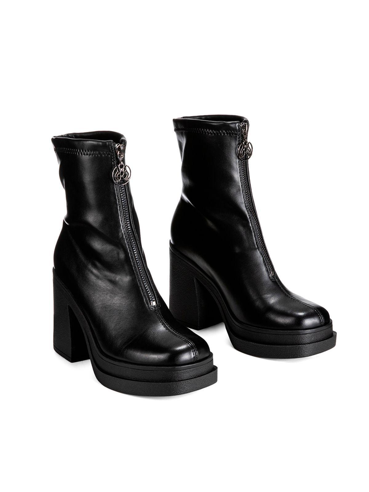 Botin Negro Casual Mujer Weide CZY571-4