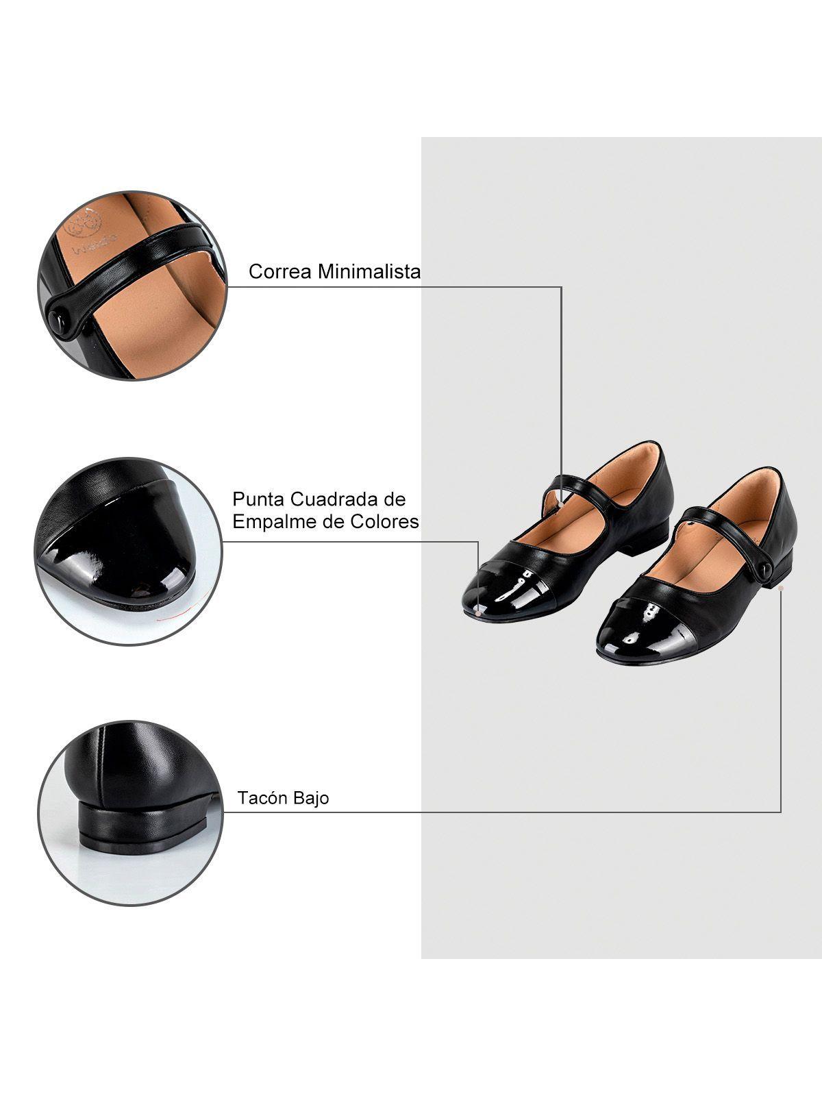 Zapatos Taco Negro Weide YL67-6