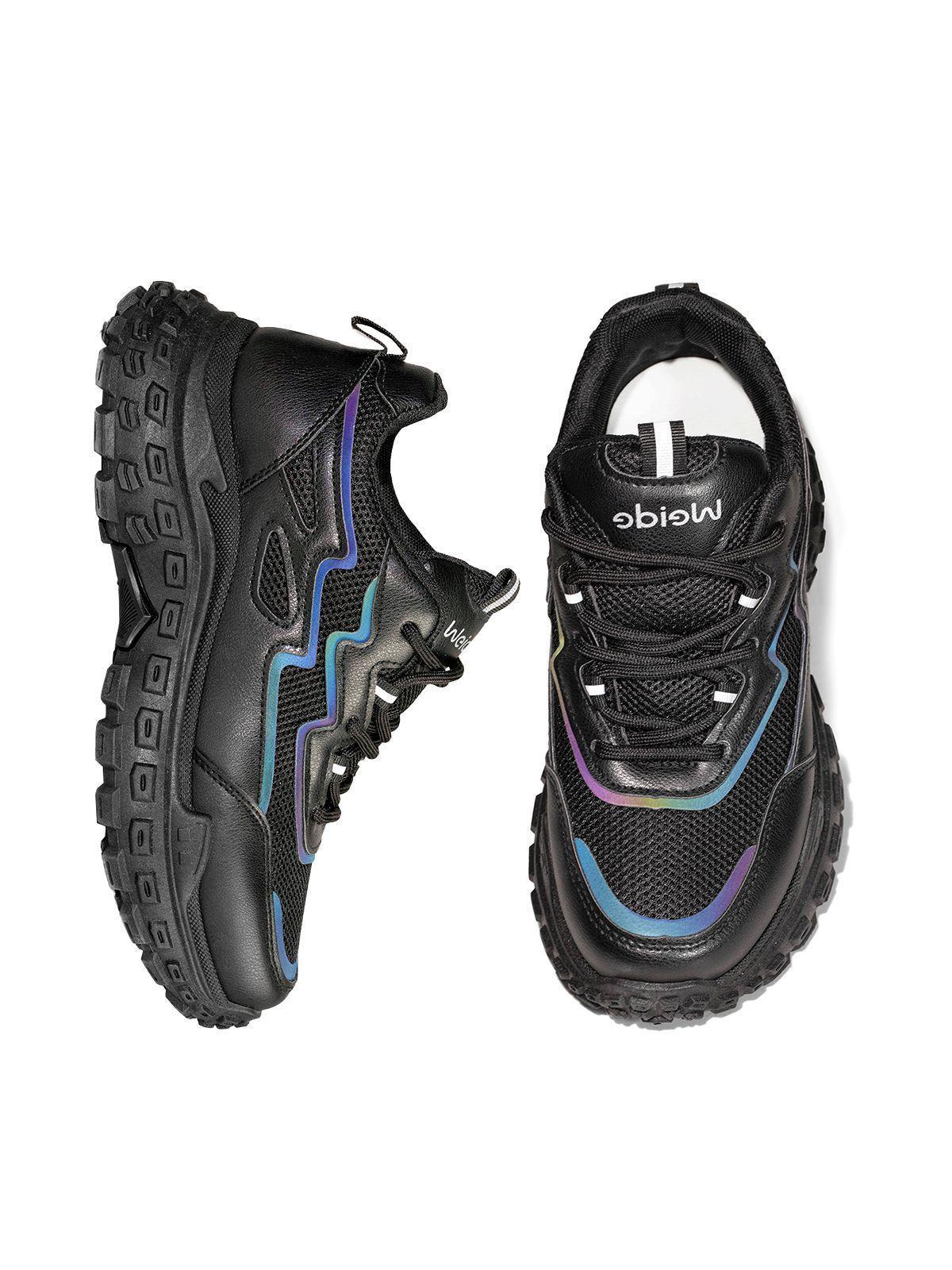 Zapatillas Negro Casual Mujer Weide SL02-5