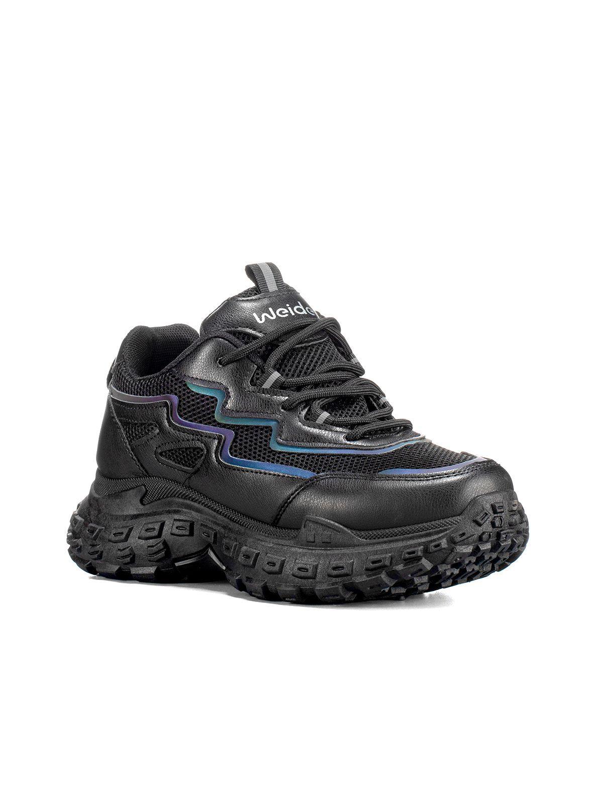 Zapatillas Negro Casual Mujer Weide SL02-4