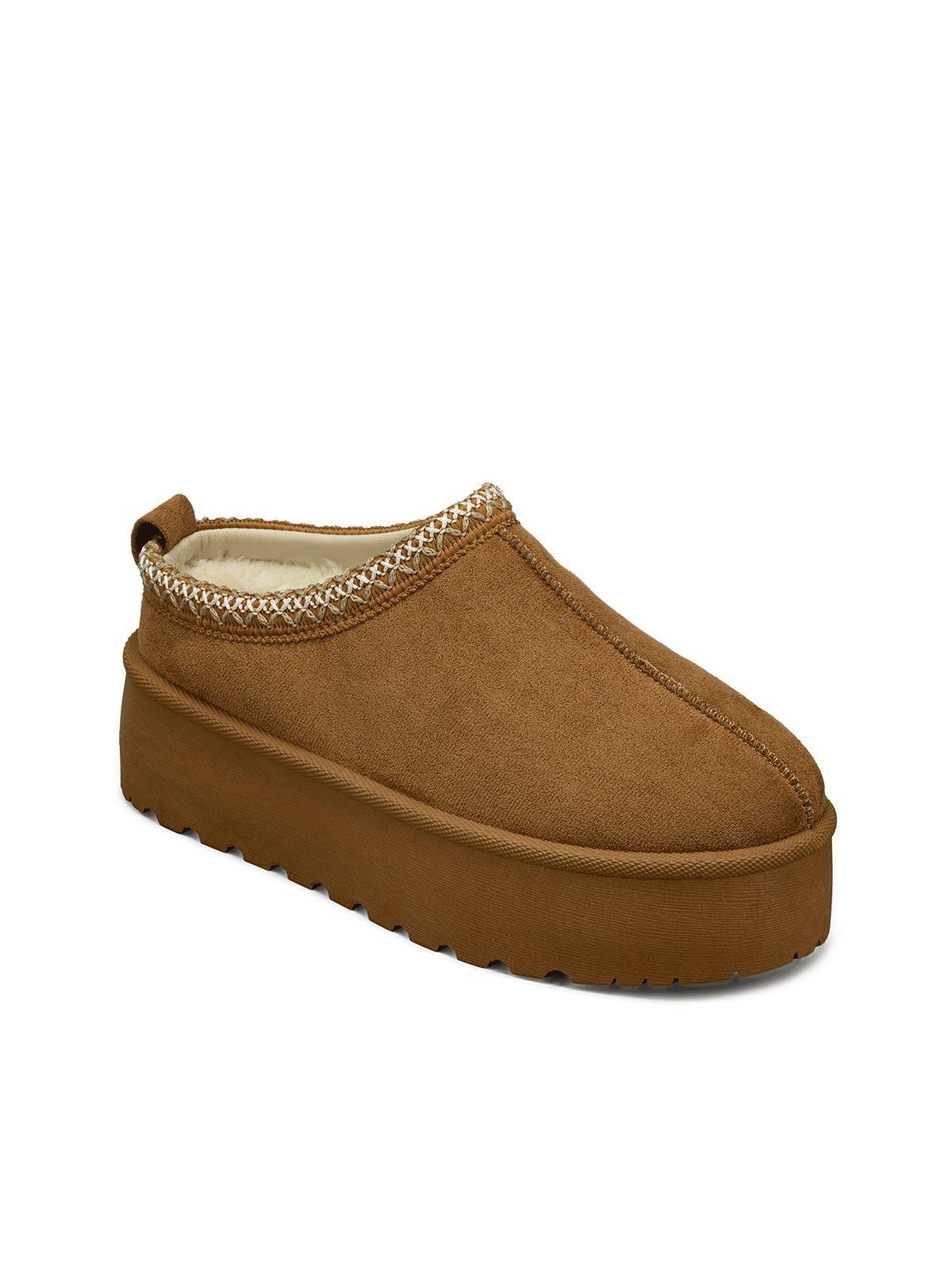 Botín Térmico Mujer Plataforma PU Textil Weide GLT617-4