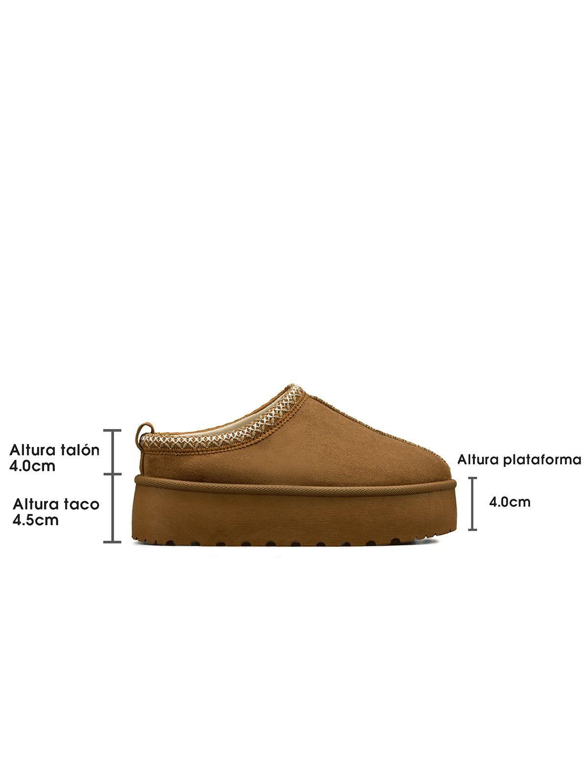 Botín Térmico Mujer Plataforma PU Textil Weide GLT617-5