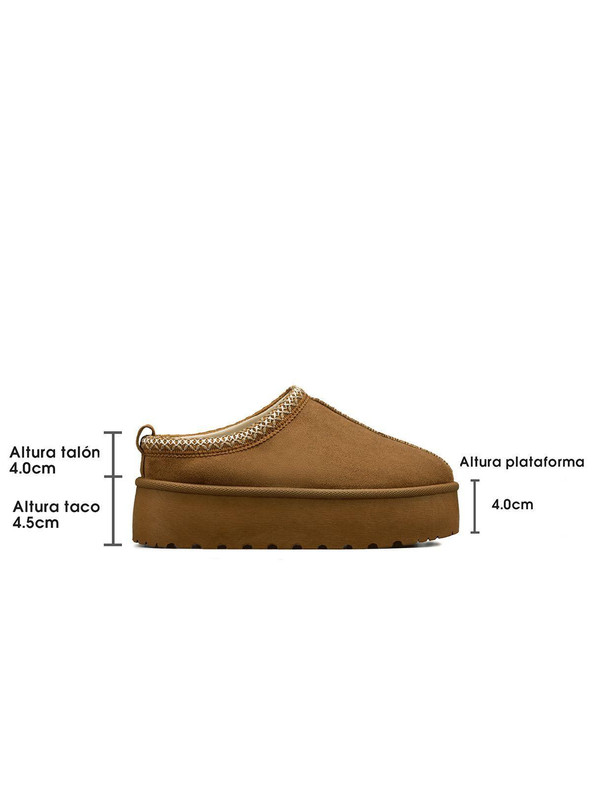 Botín Térmico Mujer Plataforma PU Textil Weide GLT617-5