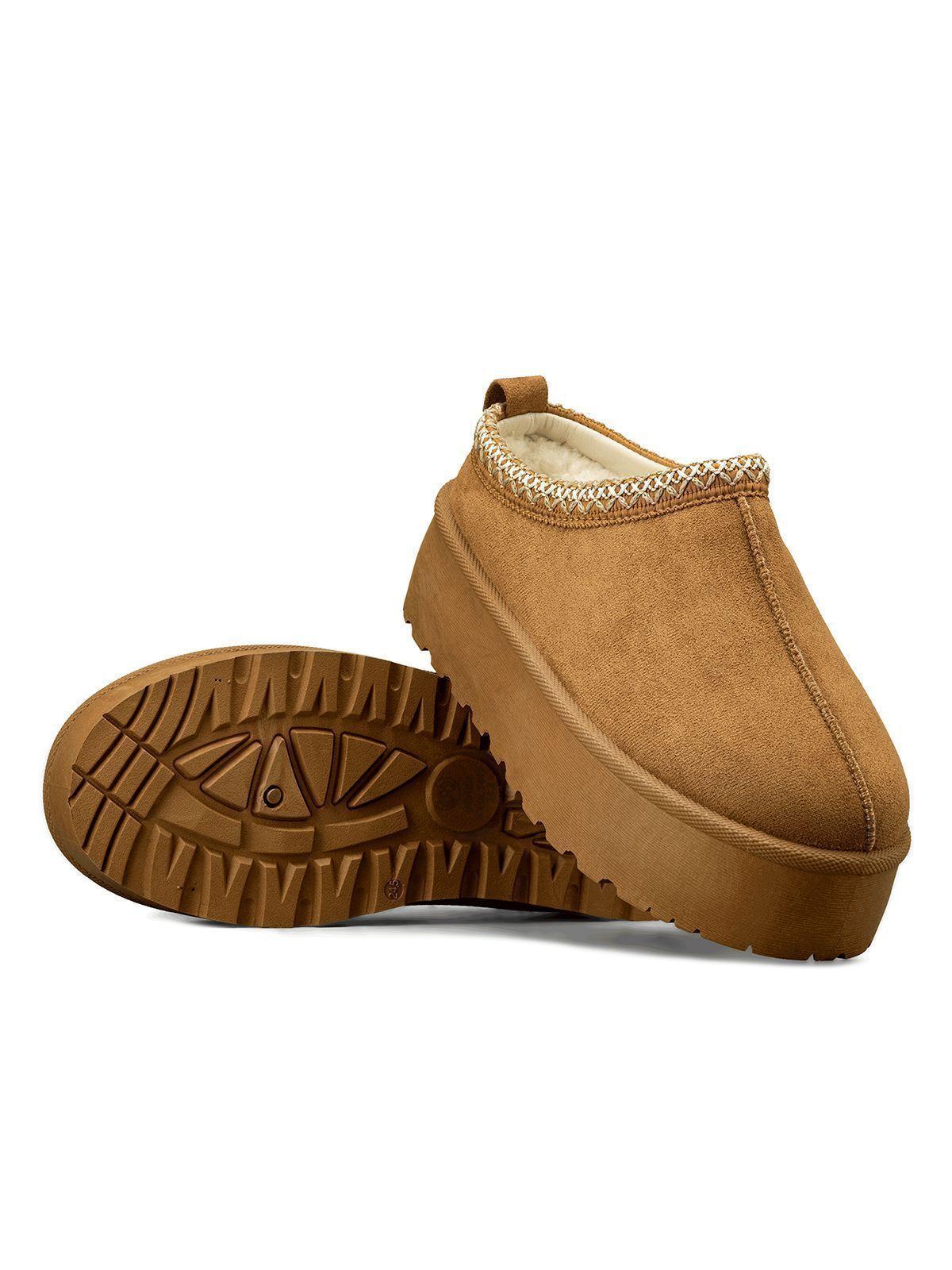 Botín Térmico Mujer Plataforma PU Textil Weide GLT617-2