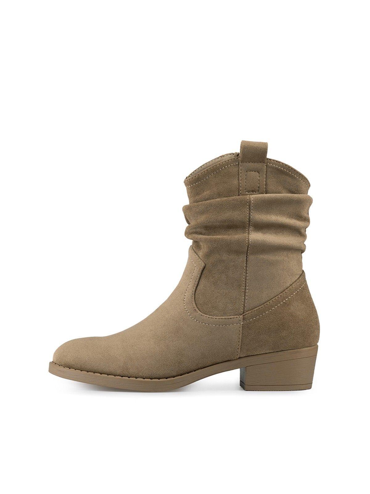 Botín Taco Mujer Casual PU Textil Weide ZS80-2