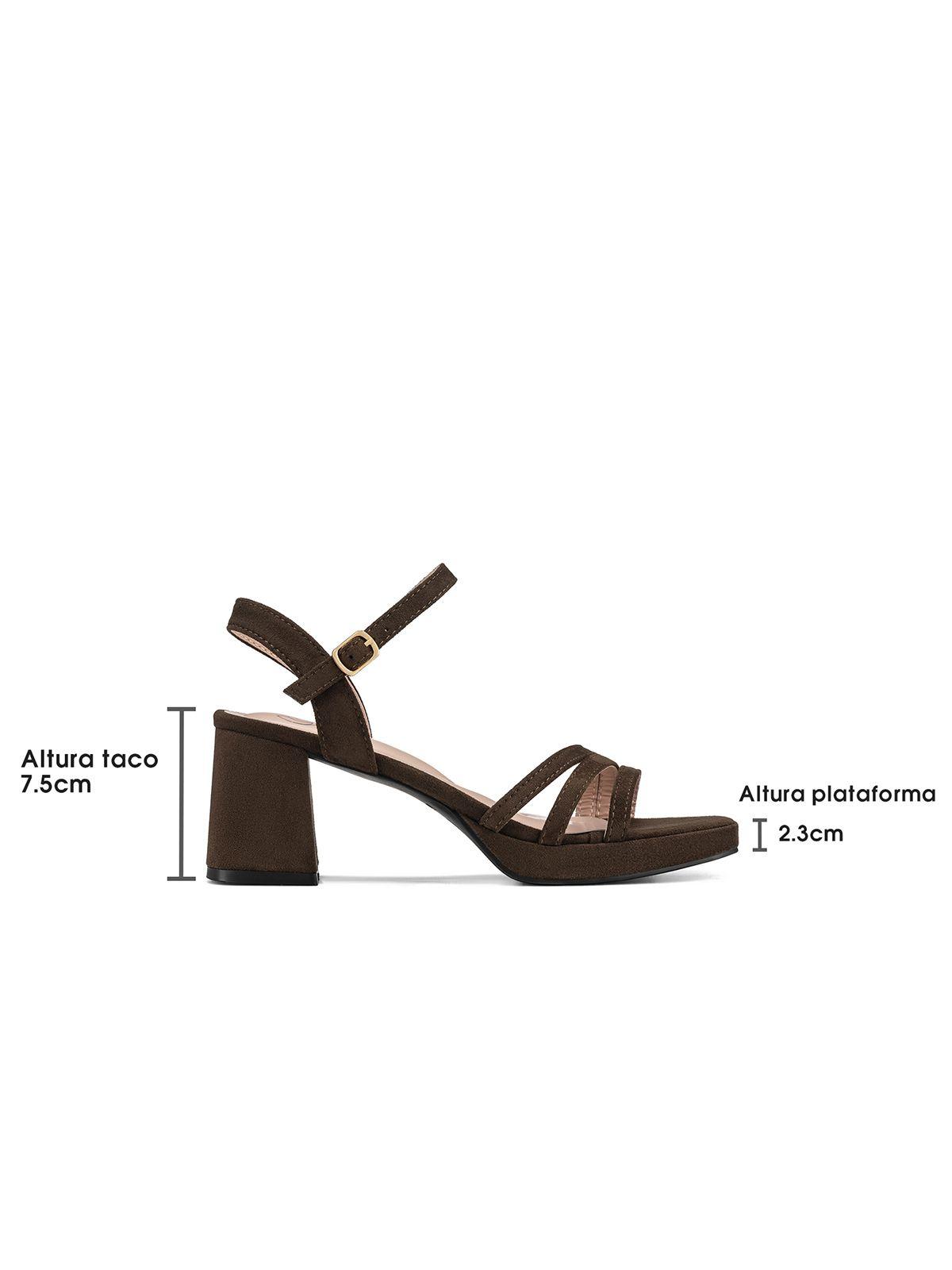 Sandalias Casual PU Textil Mujer Cuadrado Weide YOU531B-3