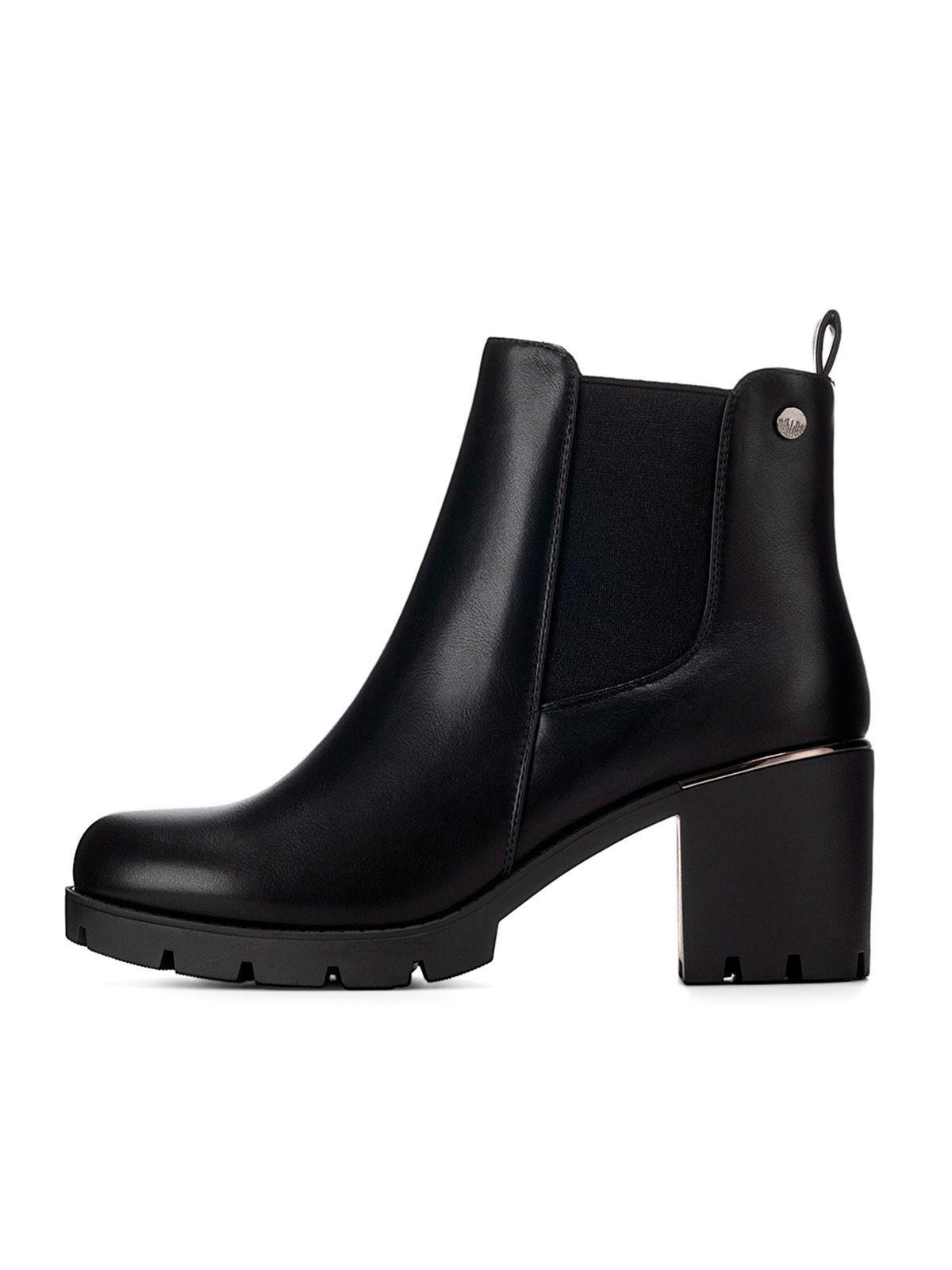 Botin Negro Casual Mujer Weide HX309-2