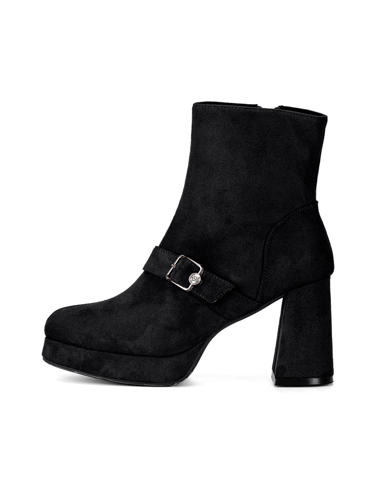 Botin Negro Casual Mujer Weide YL71-2