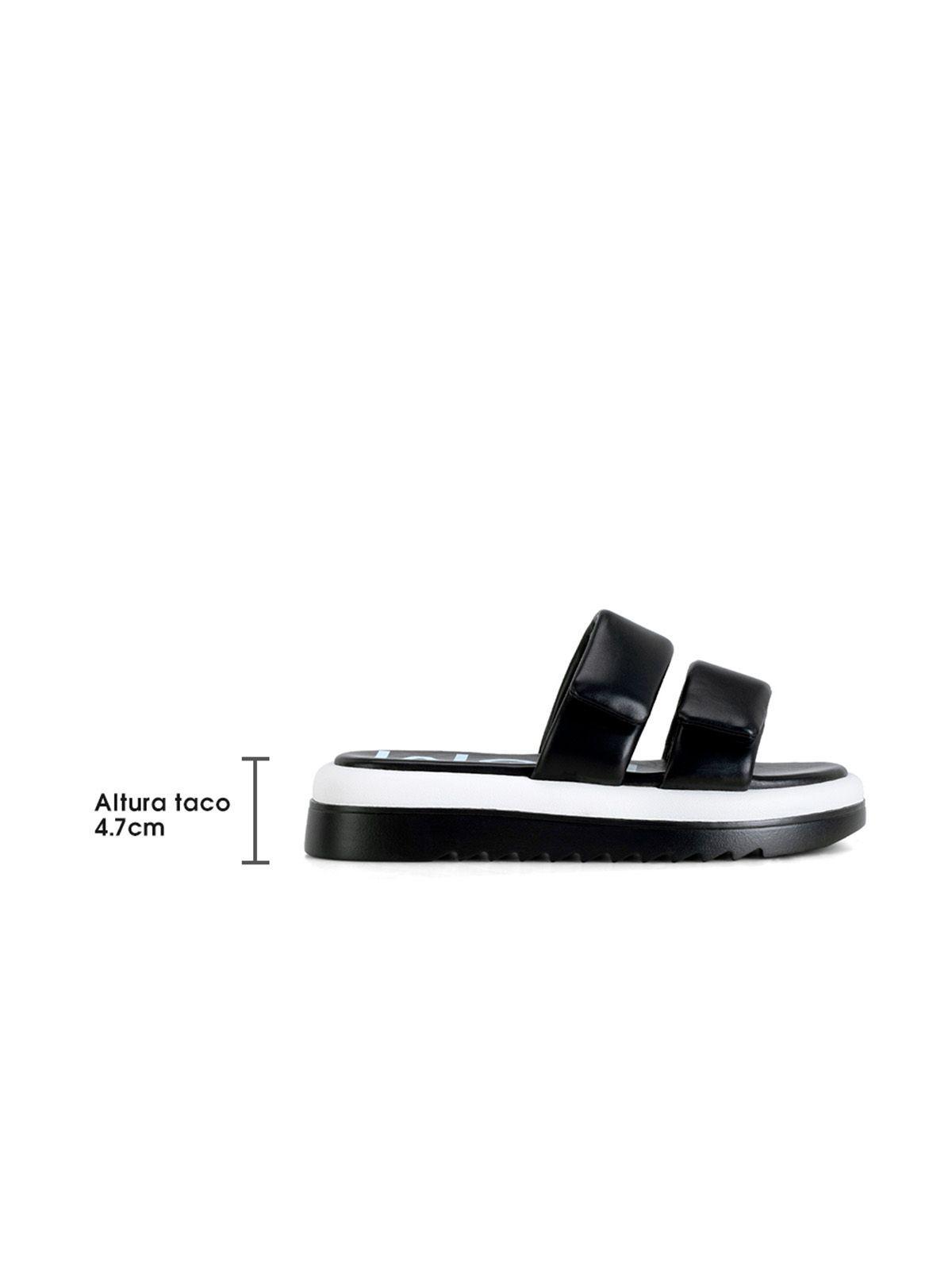 Sandalia Plataforma Negro Casual GH99 Weide-4