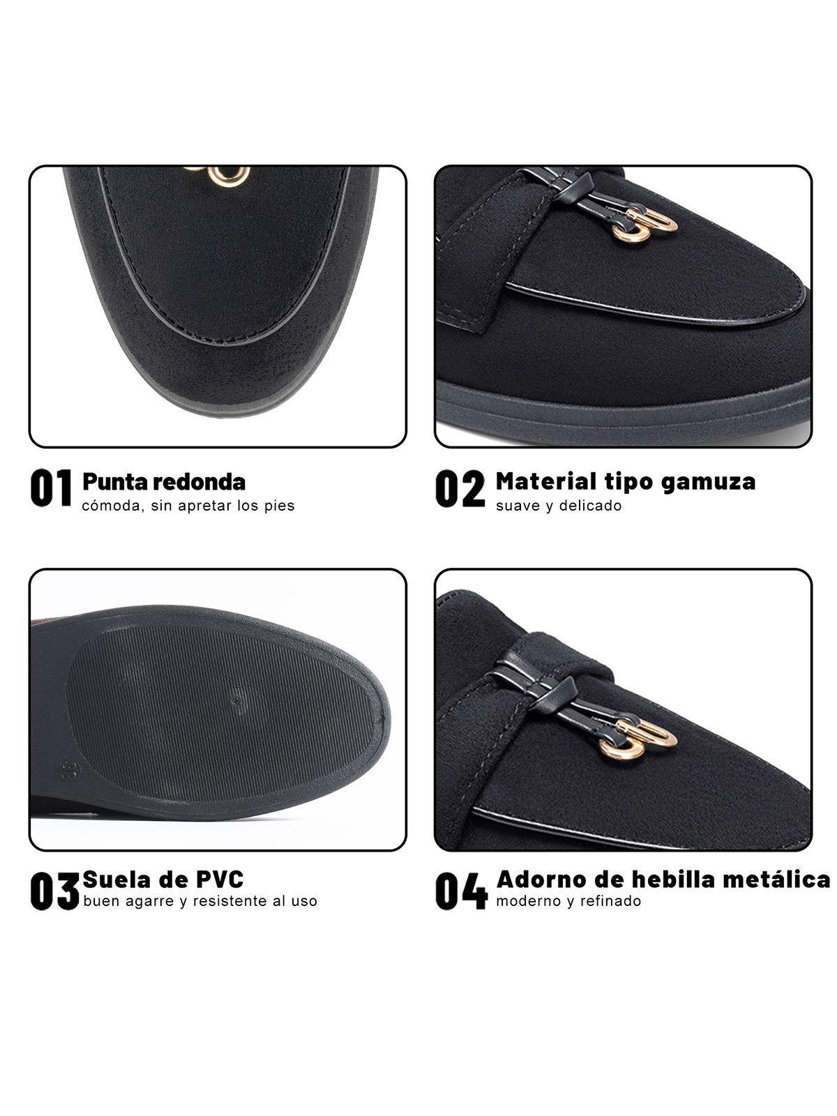 Mocasines PU Textil Mujer Plano Weide JN750-4