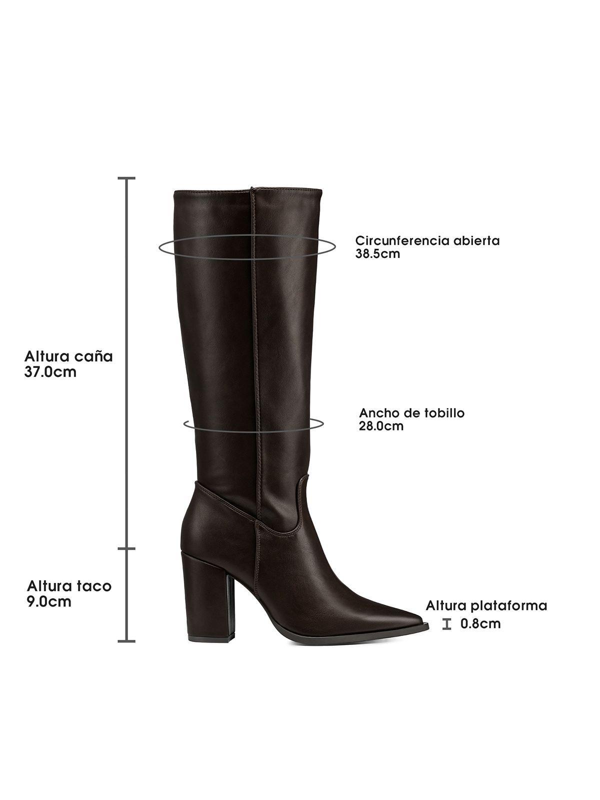 Bota Taco Mujer Urbana PU Weide QBM28-5