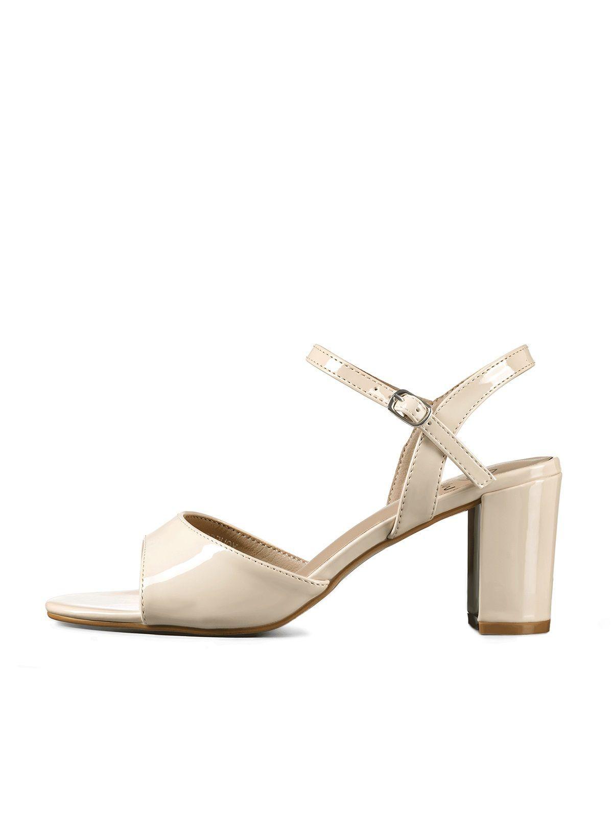 Sandalia Casual Taco Alto Simil Charol Weide Mujer YOU550-6