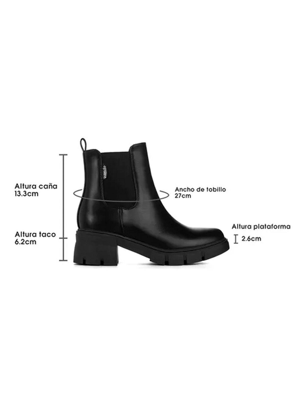 Botin Mujer Adriana Negro Weide-5