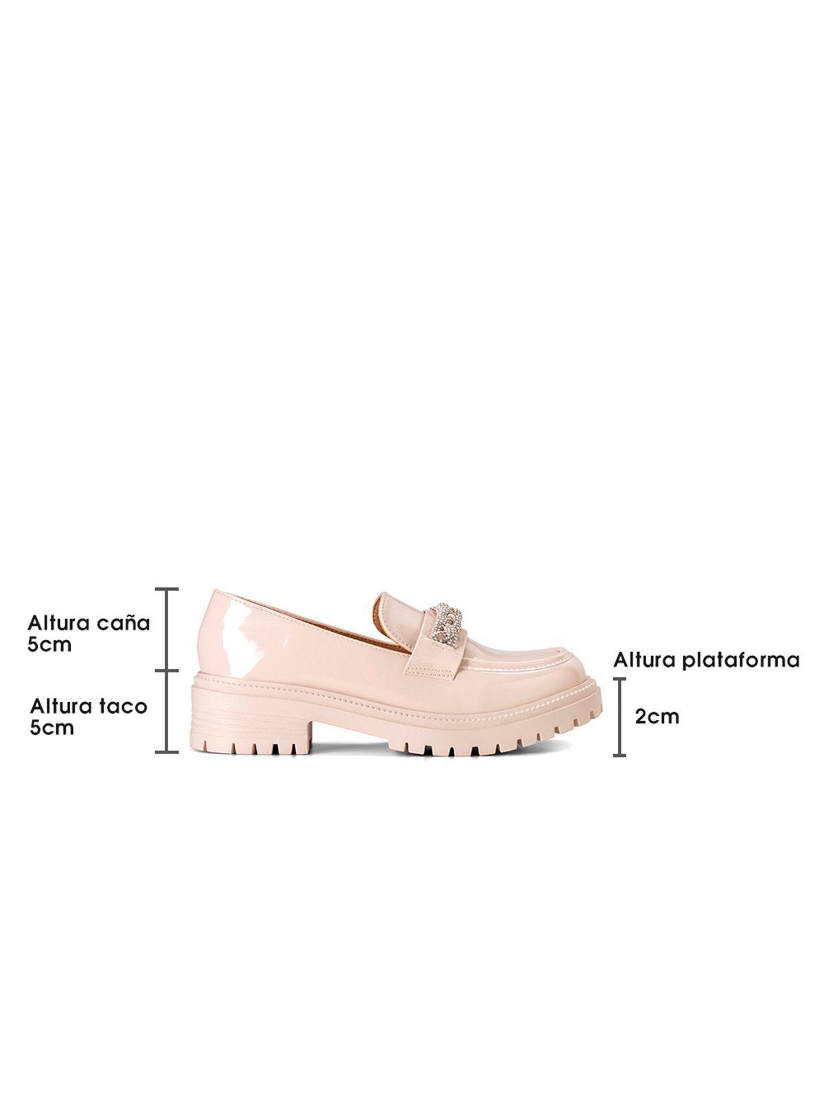 Zapato Taco Beige Casual JN21 Weide-4