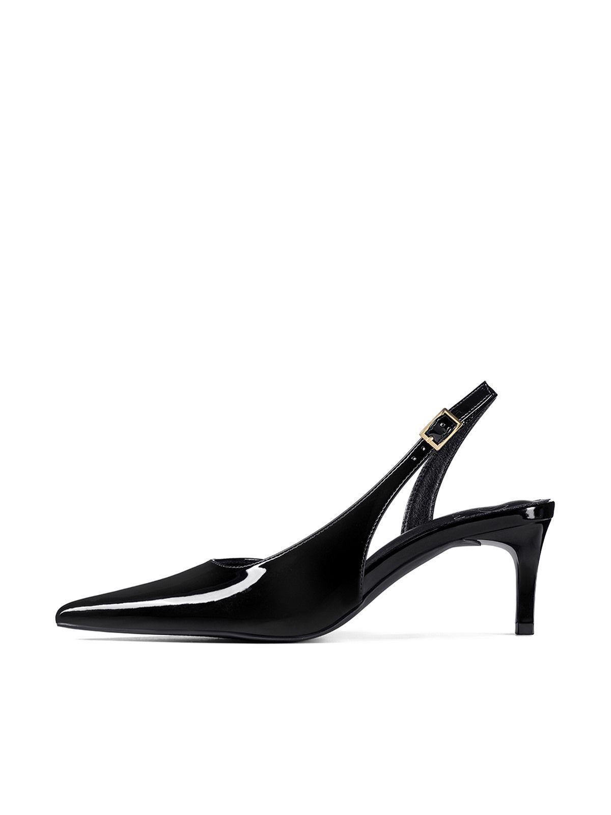 Zapatos Taco Casual PU Acharolado Mujer Aguja Weide QIU522-1
