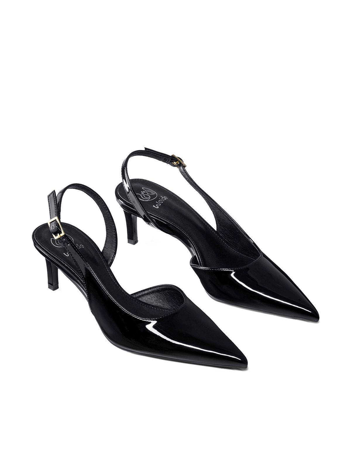 Zapatos Taco Casual PU Acharolado Mujer Aguja Weide QIU522-2