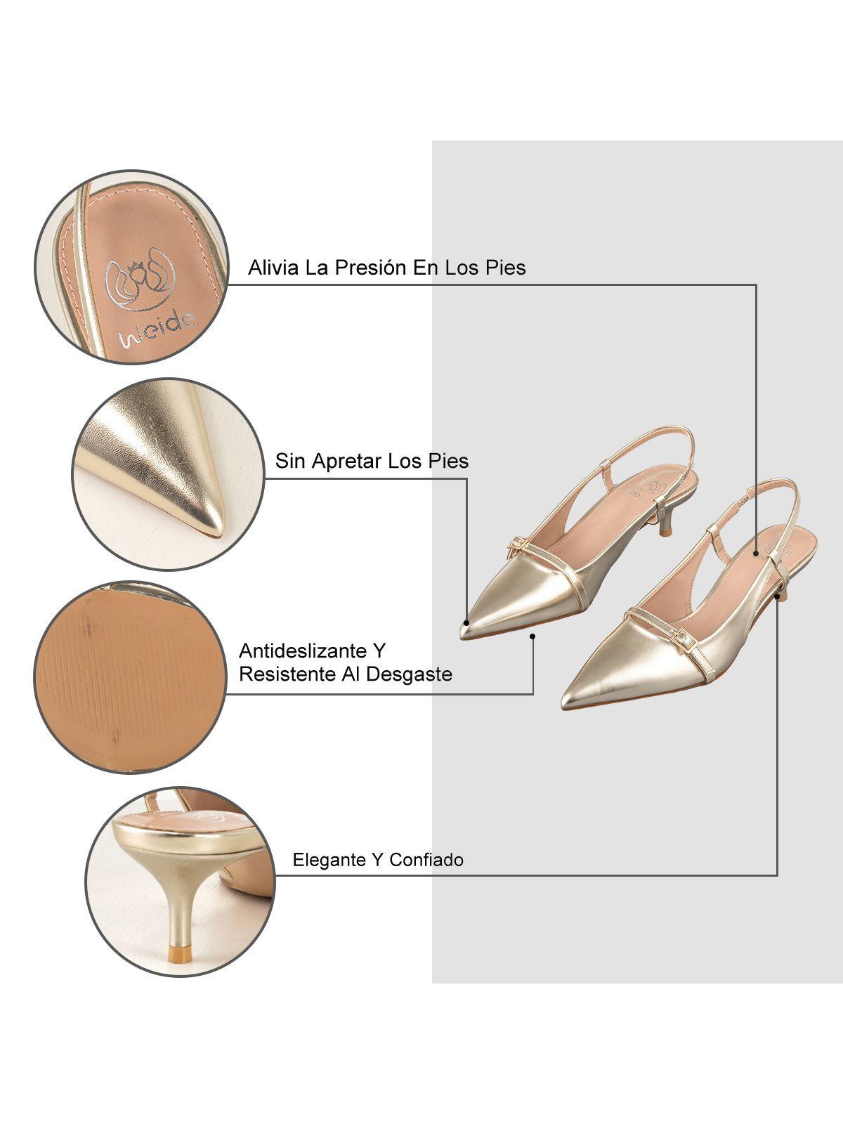 Zapato Taco Fiesta Formal Mujer Weide QIU356-5