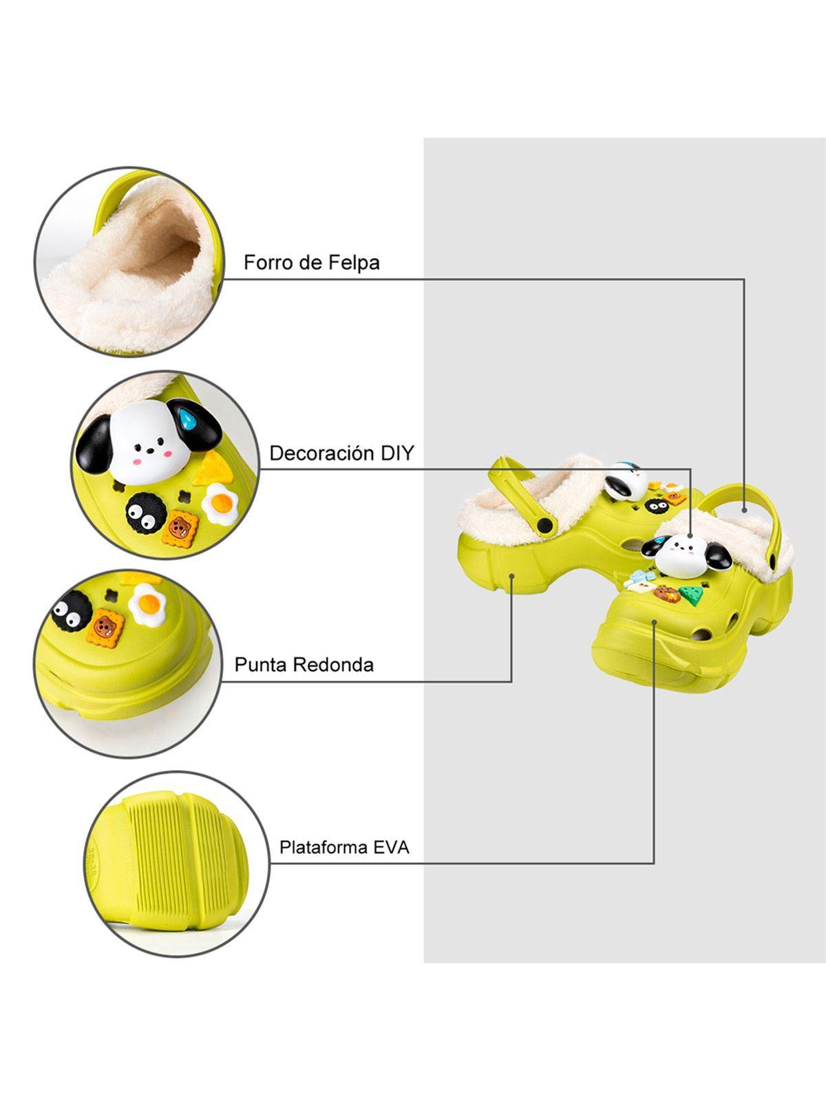 Zueco Verde Casual Mujer Weide GH121-6