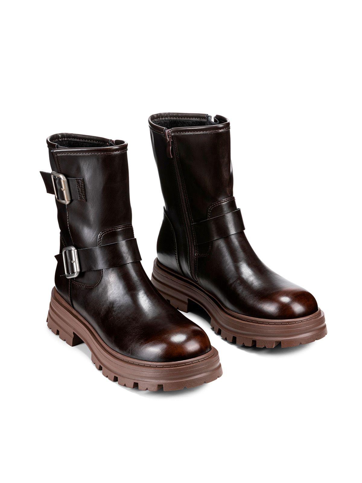 Botin Marrón Casual Mujer Weide YL76-4