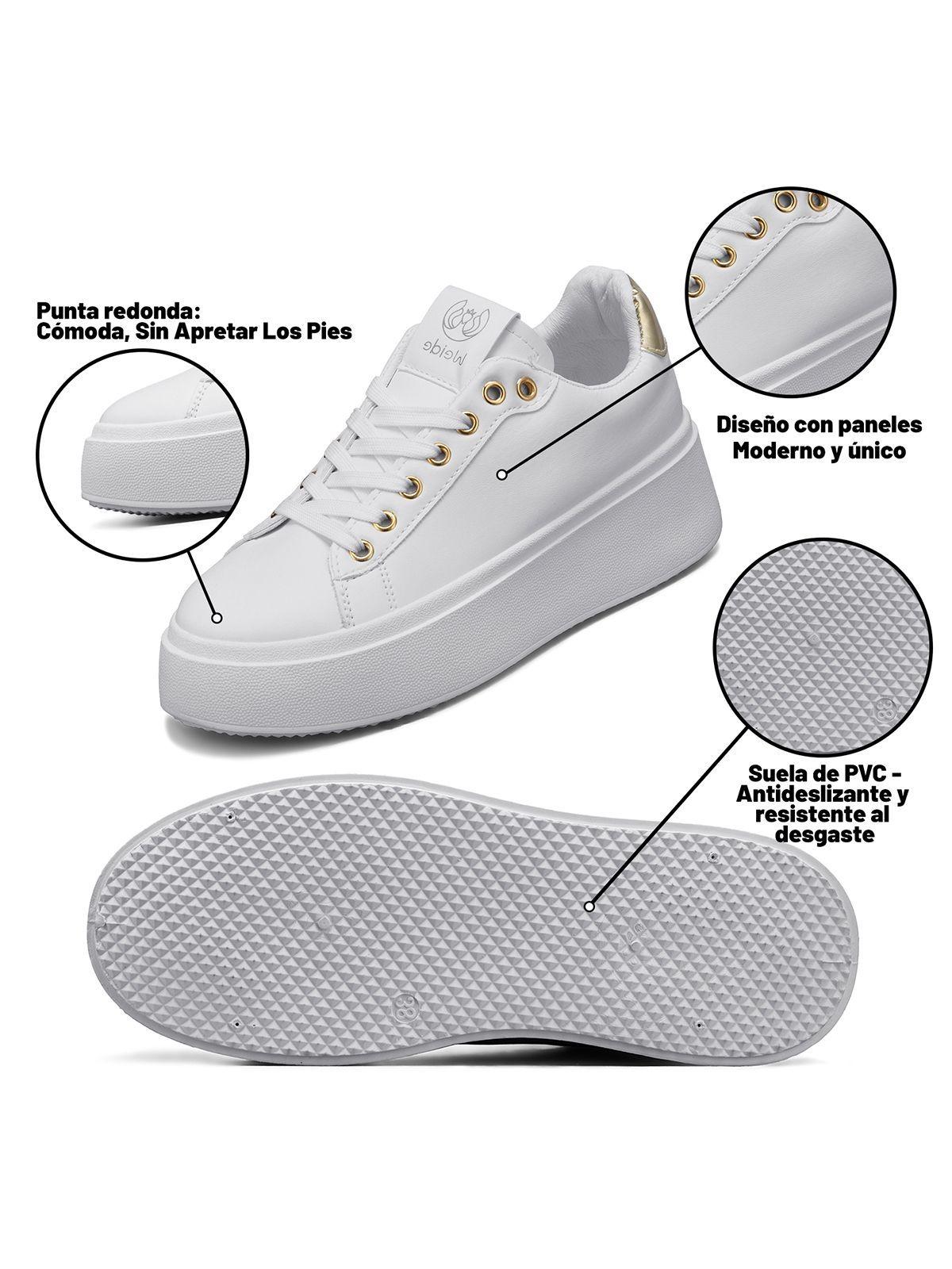 Zapatilla Casual Urbana Plataforma Mujer Weide LT130B-9