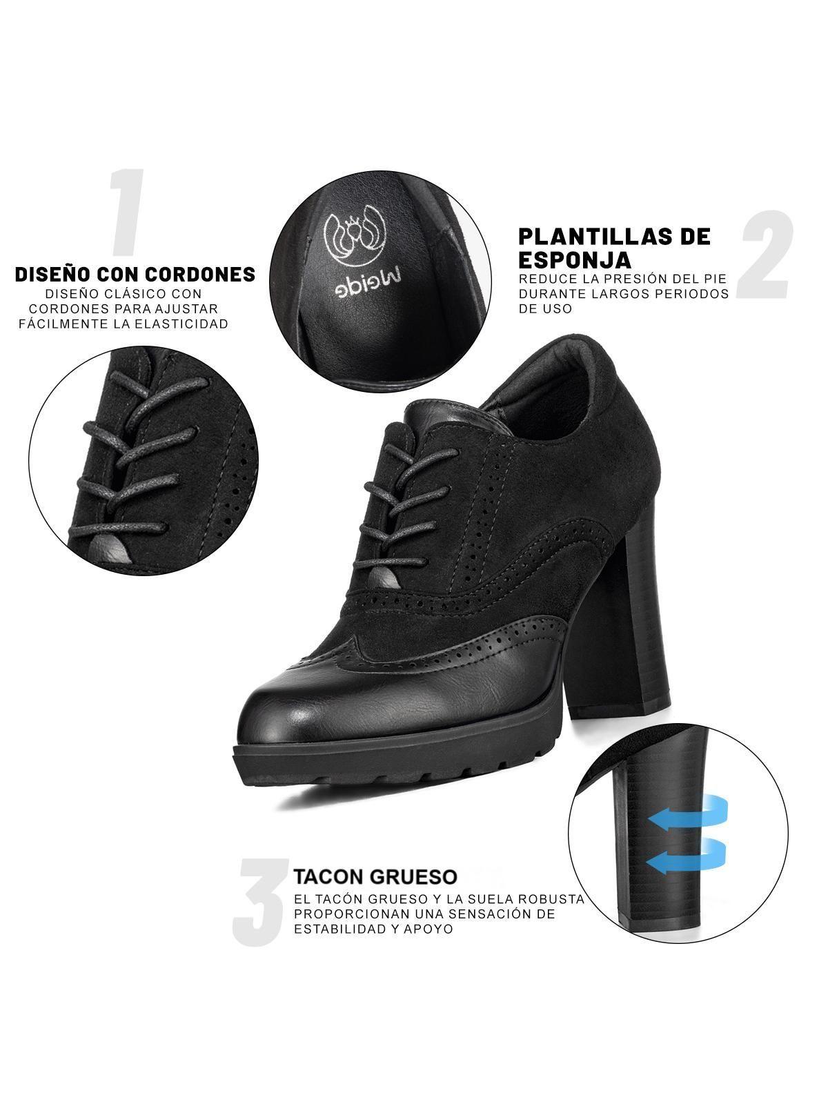 Botin Casual Dama Negro En Gamuza Vintage Weide QBM10-7